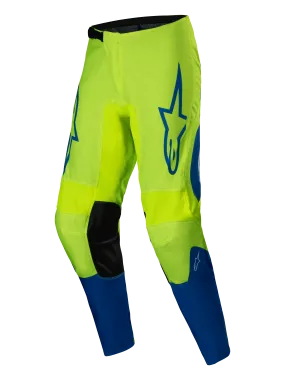 2025 Alpinestars Fluid Haul Motocross Pants Yellow Fluo Blue