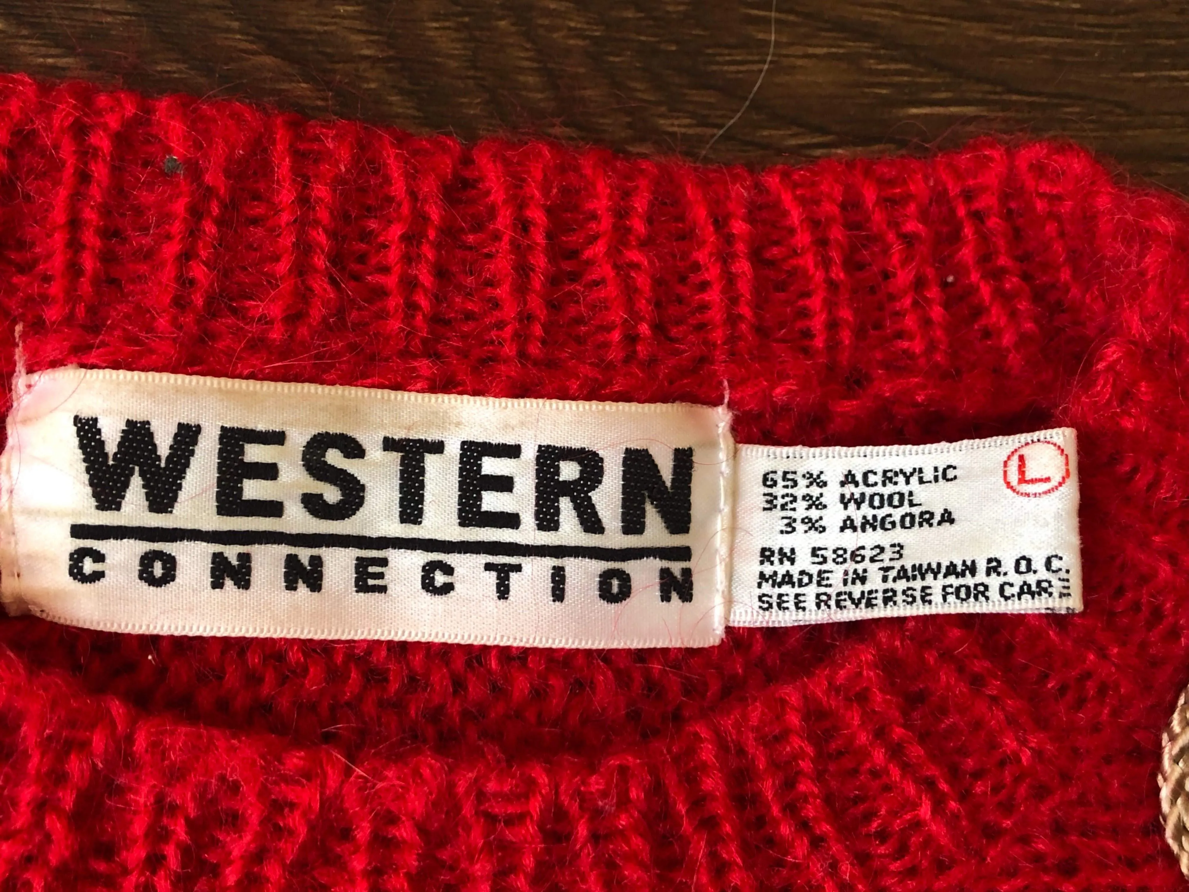 '80’s Beaded and Embellished Sweater by Western Connection