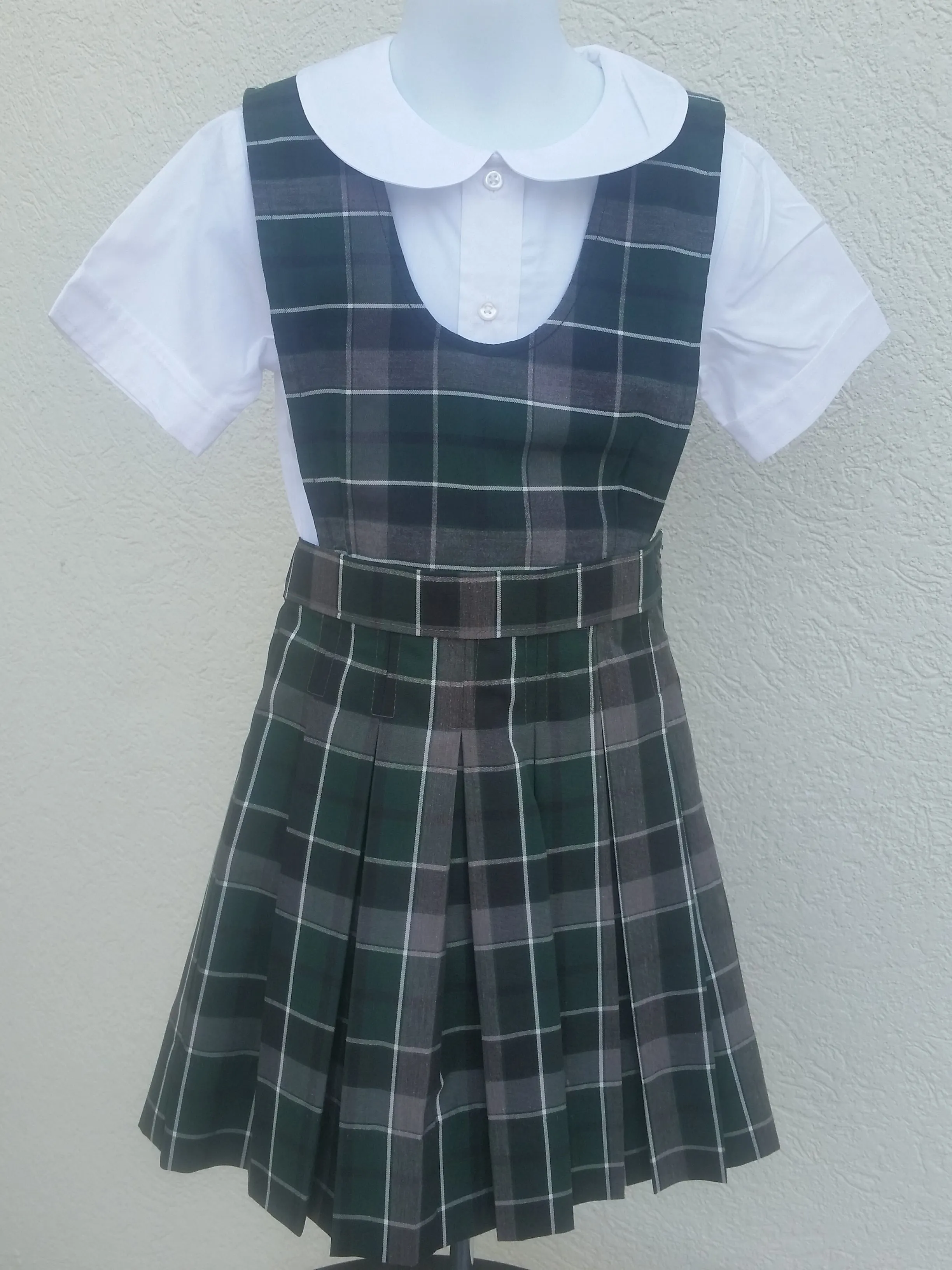 A  Split Bib Jumper Plaid 75