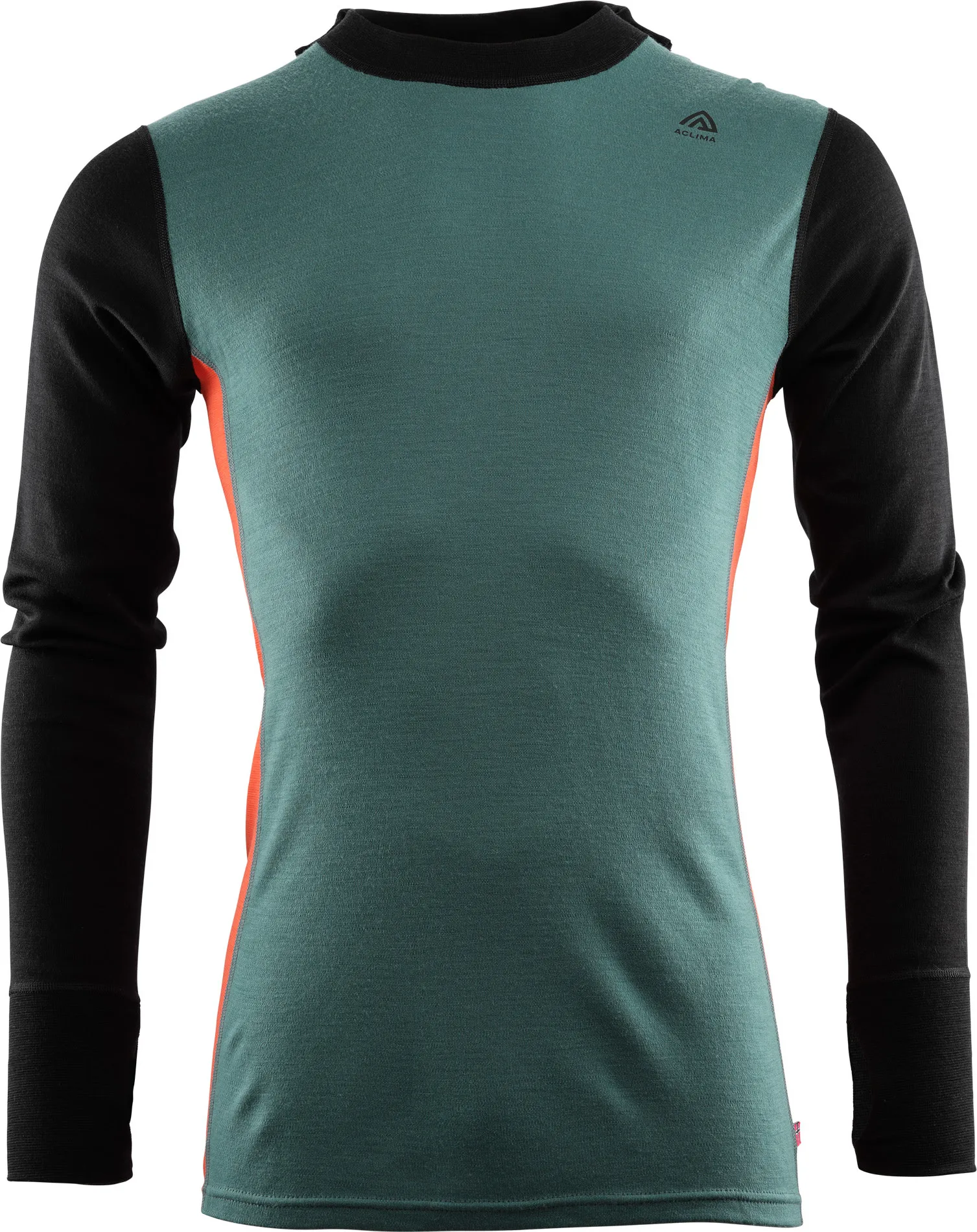 Aclima WarmWool Hood Sweater Man North Atlantic/Jet Black/Red Clay | Buy Aclima WarmWool Hood Sweater Man North Atlantic/Jet Black/Red Clay here | Outnorth