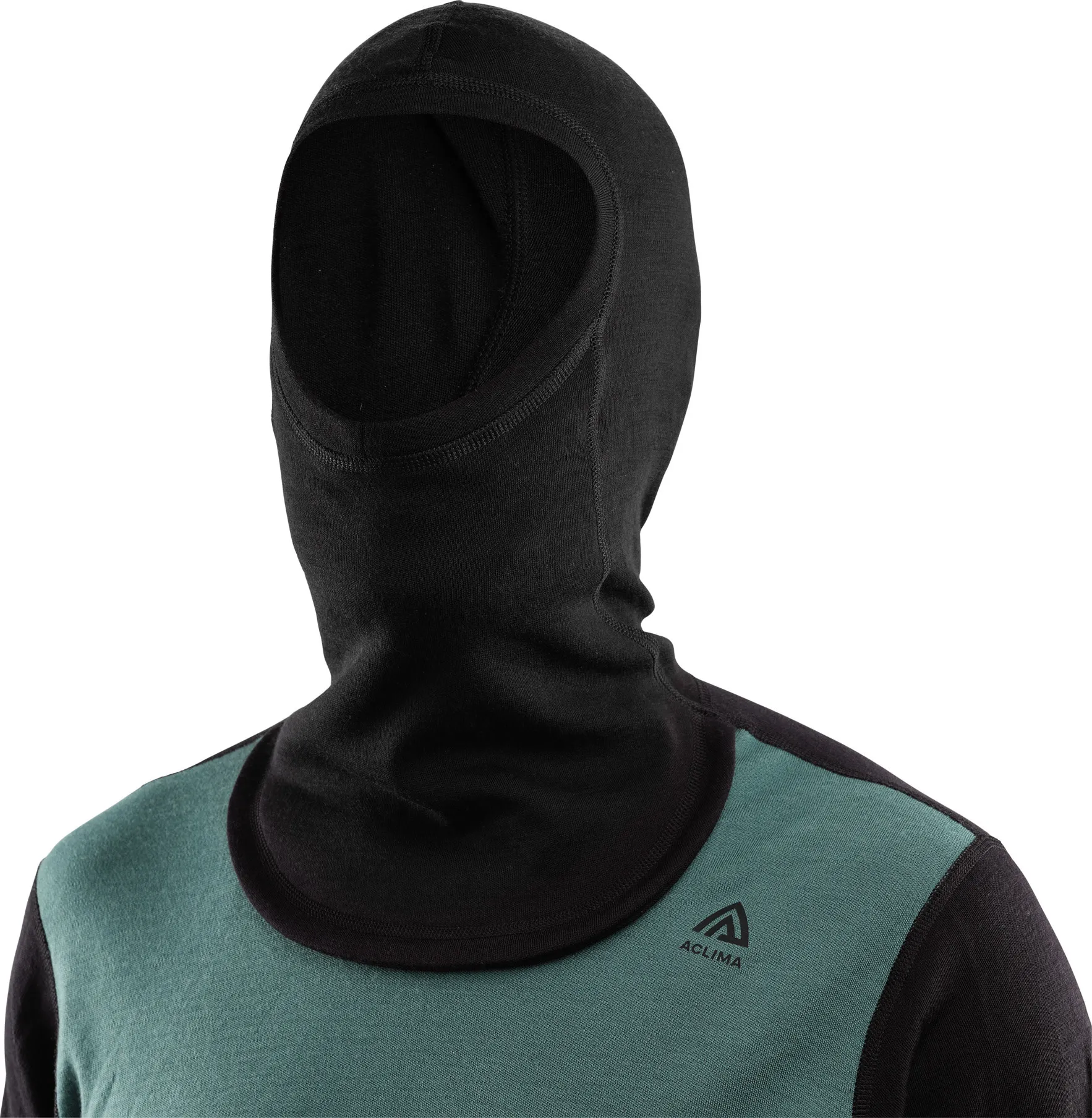 Aclima WarmWool Hood Sweater Man North Atlantic/Jet Black/Red Clay | Buy Aclima WarmWool Hood Sweater Man North Atlantic/Jet Black/Red Clay here | Outnorth