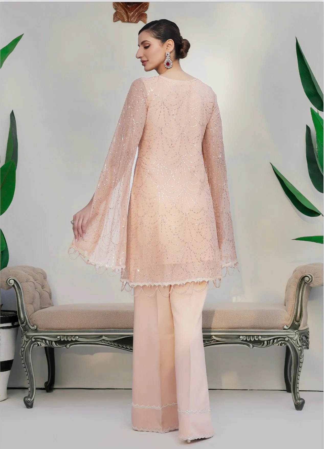 AIN | Embroidered Chiffon Ready To Wear | AN-67
