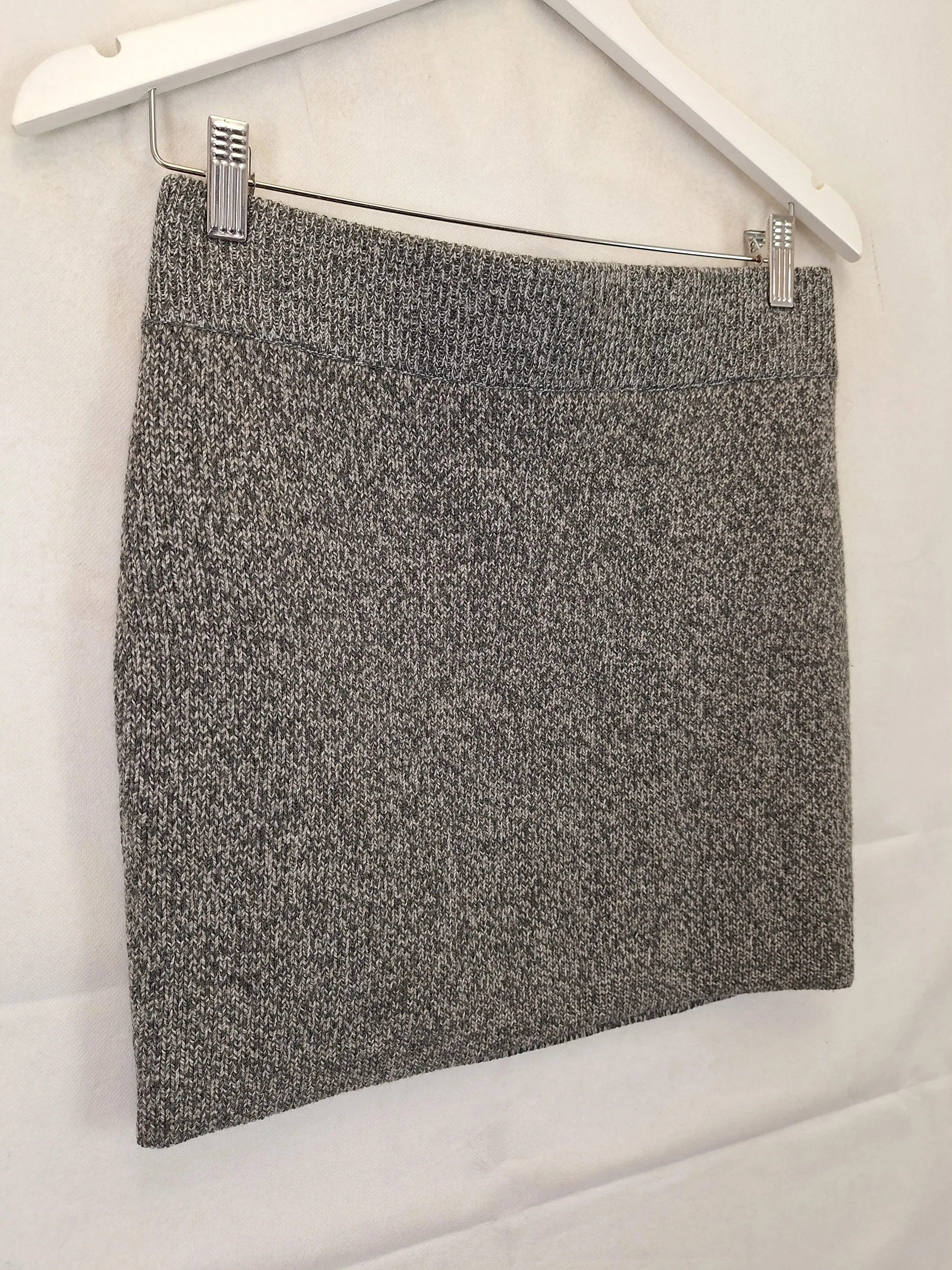 Alexander Wang Stylish Wool Stretch Mini Skirt Size M