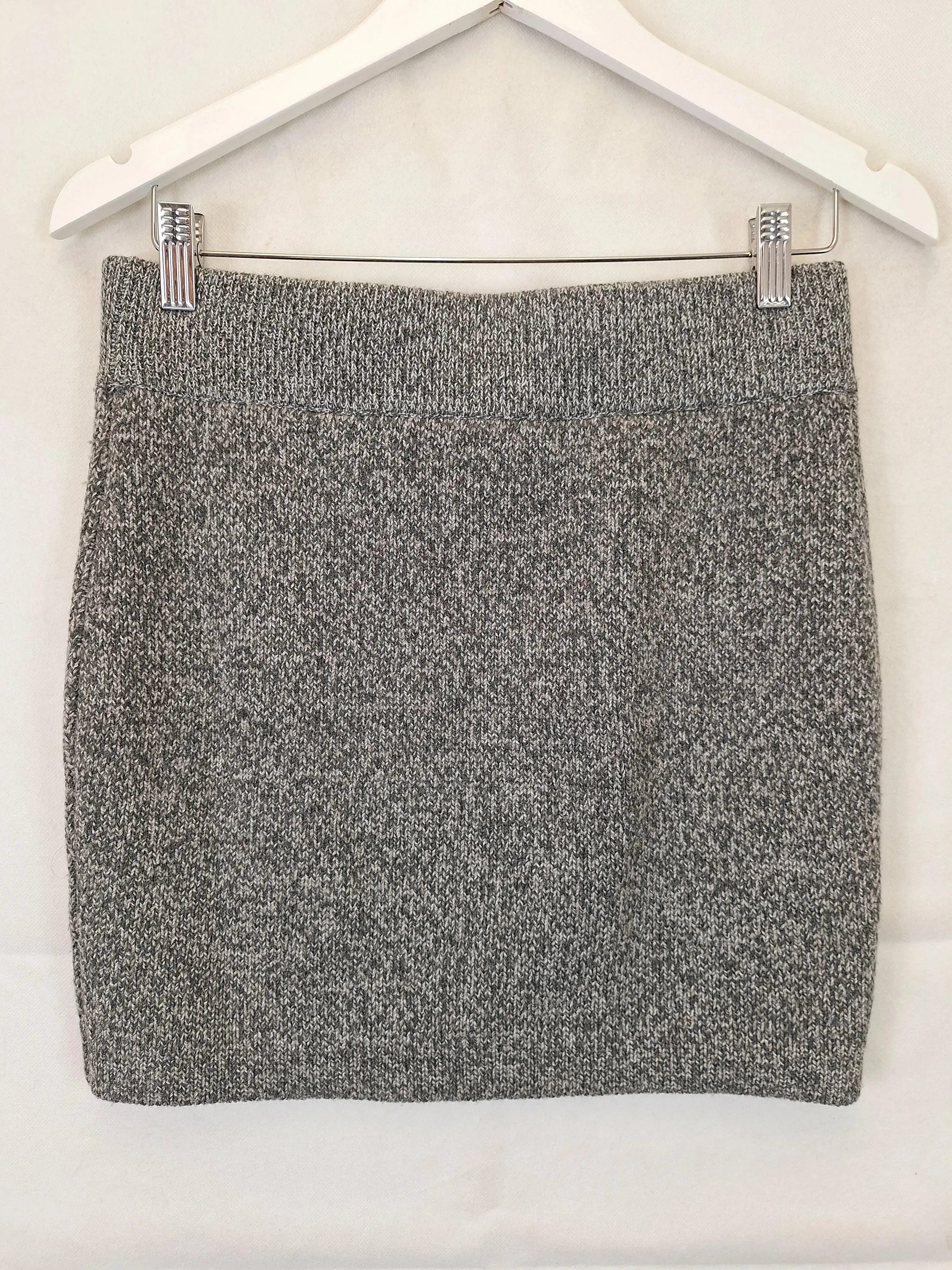 Alexander Wang Stylish Wool Stretch Mini Skirt Size M