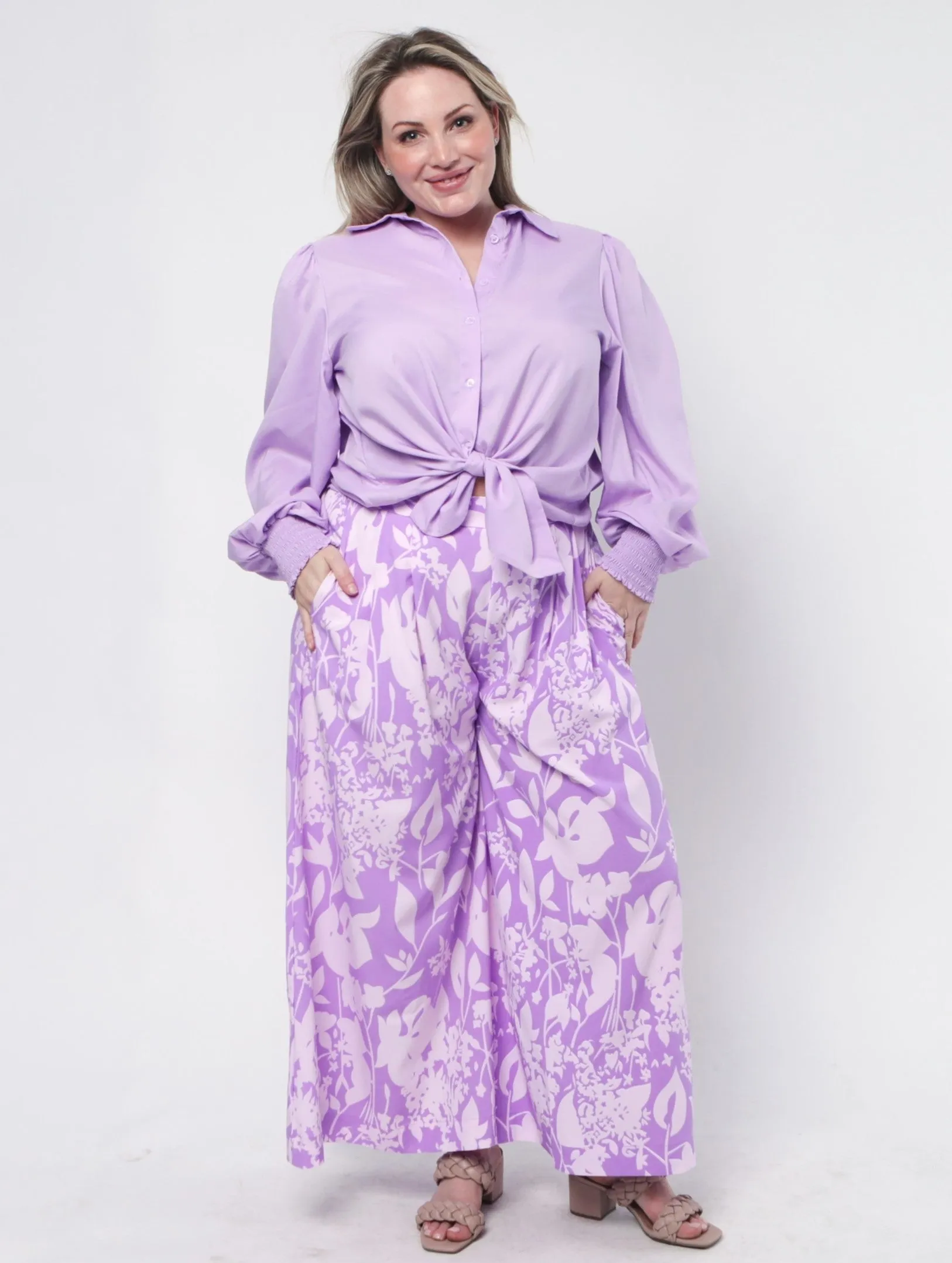 Alva Culotte - Purple Print