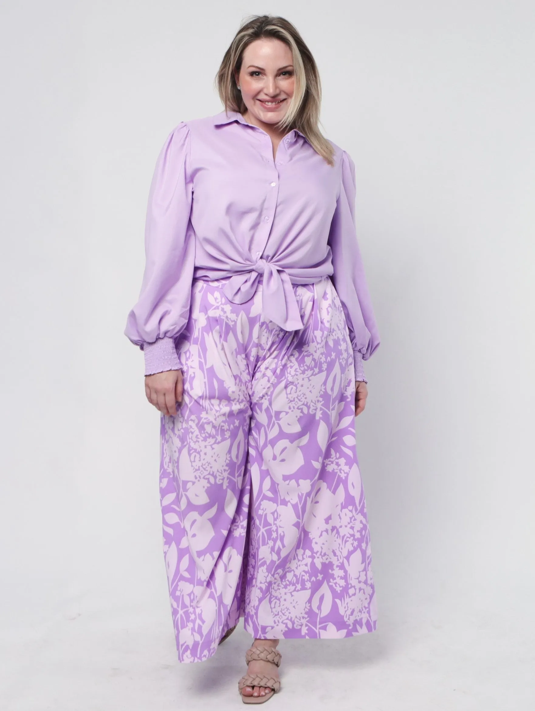 Alva Culotte - Purple Print