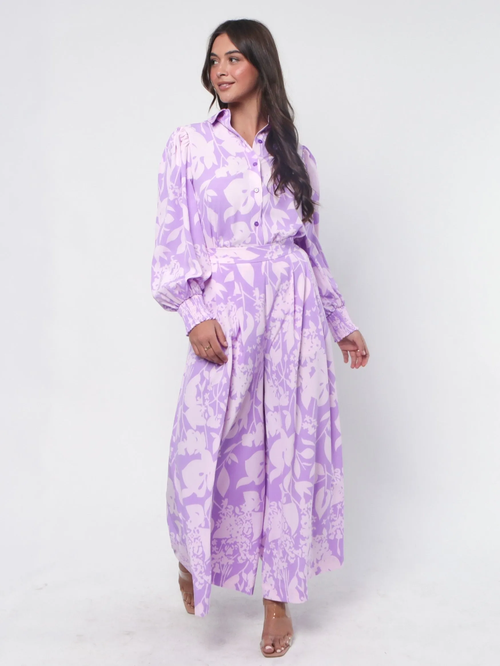Alva Culotte - Purple Print