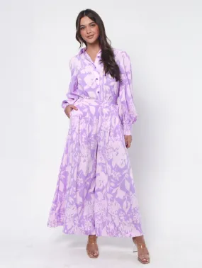 Alva Culotte - Purple Print