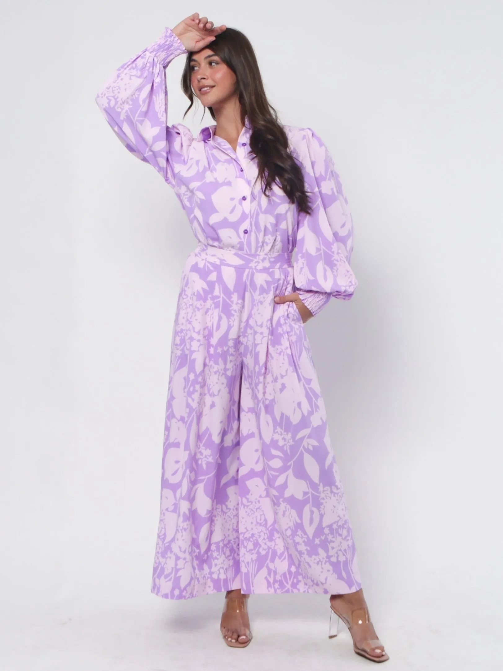 Alva Culotte - Purple Print