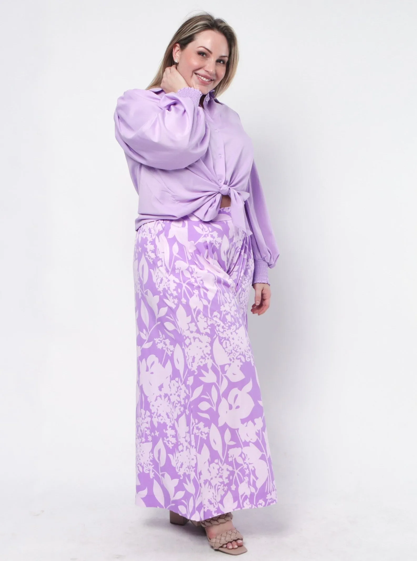Alva Culotte - Purple Print