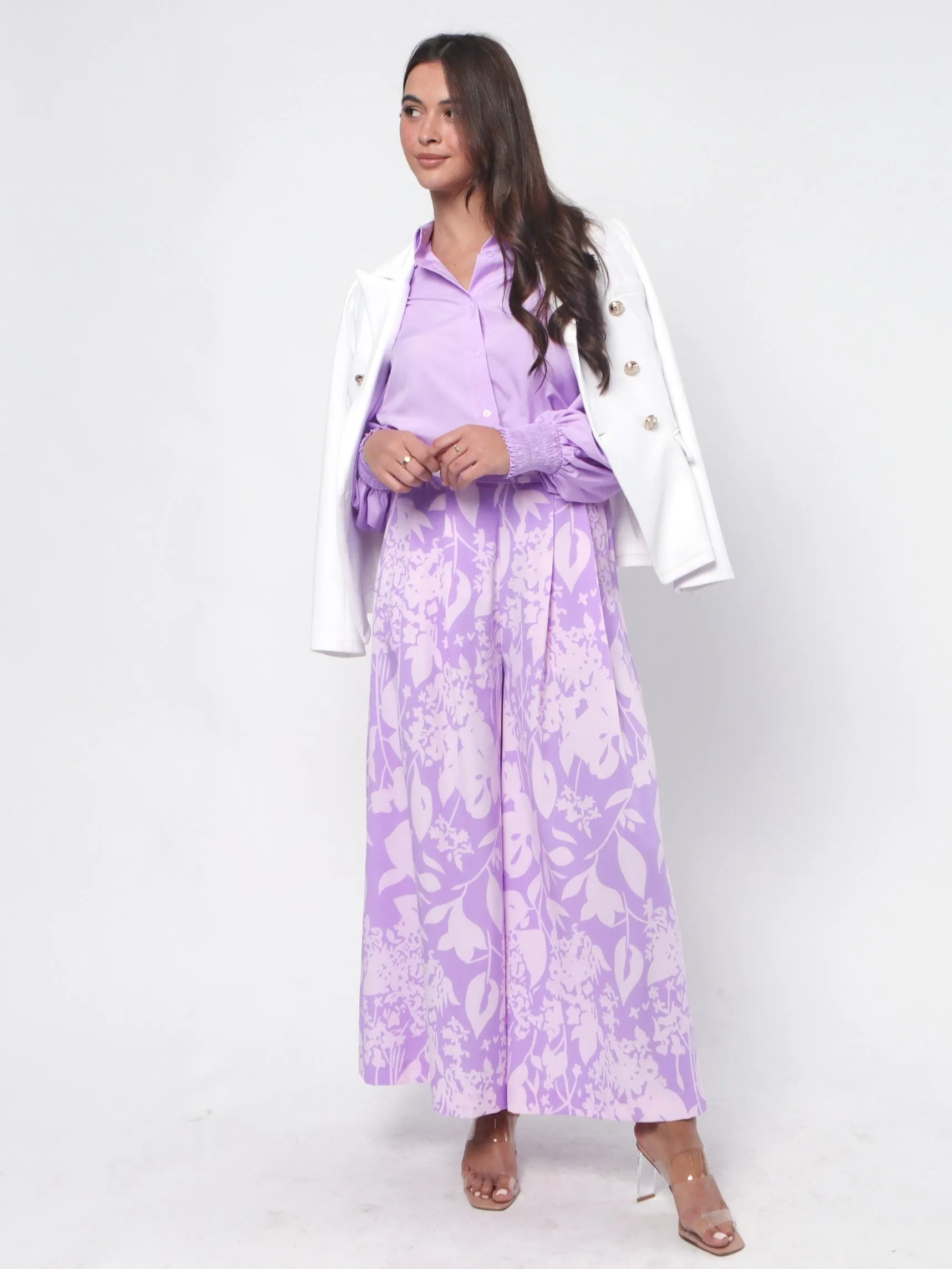 Alva Culotte - Purple Print