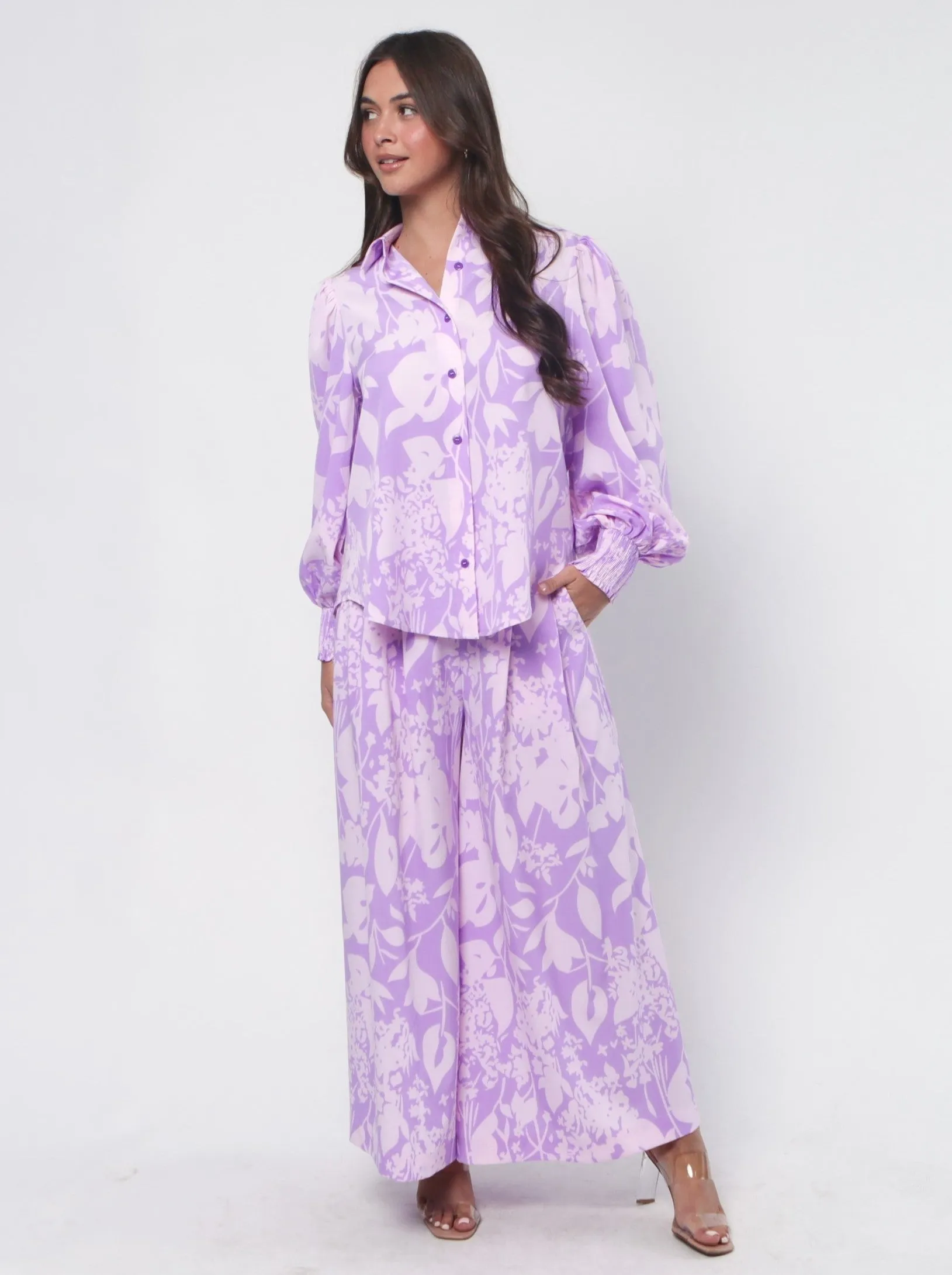 Alva Culotte - Purple Print