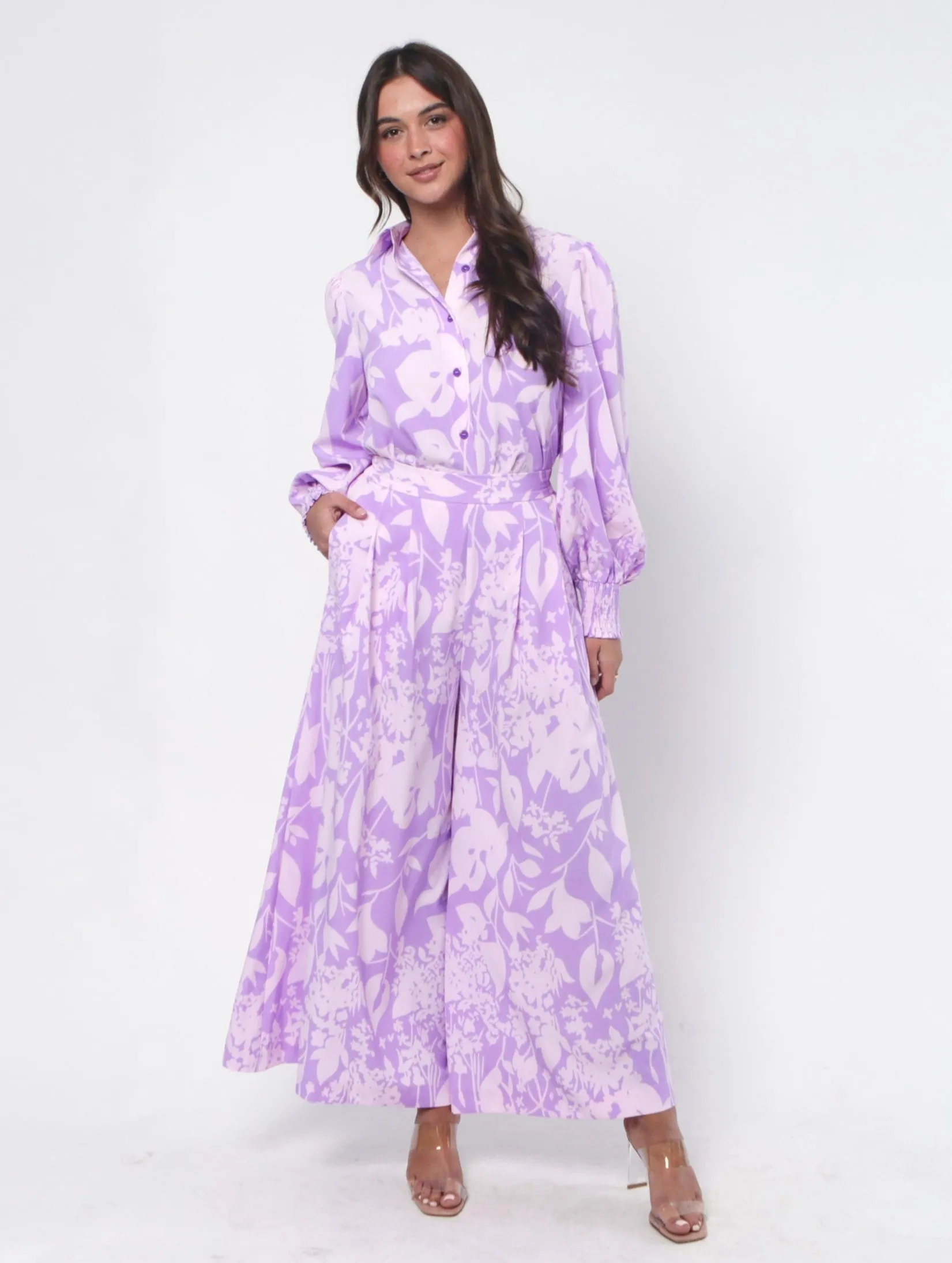 Alva Culotte - Purple Print