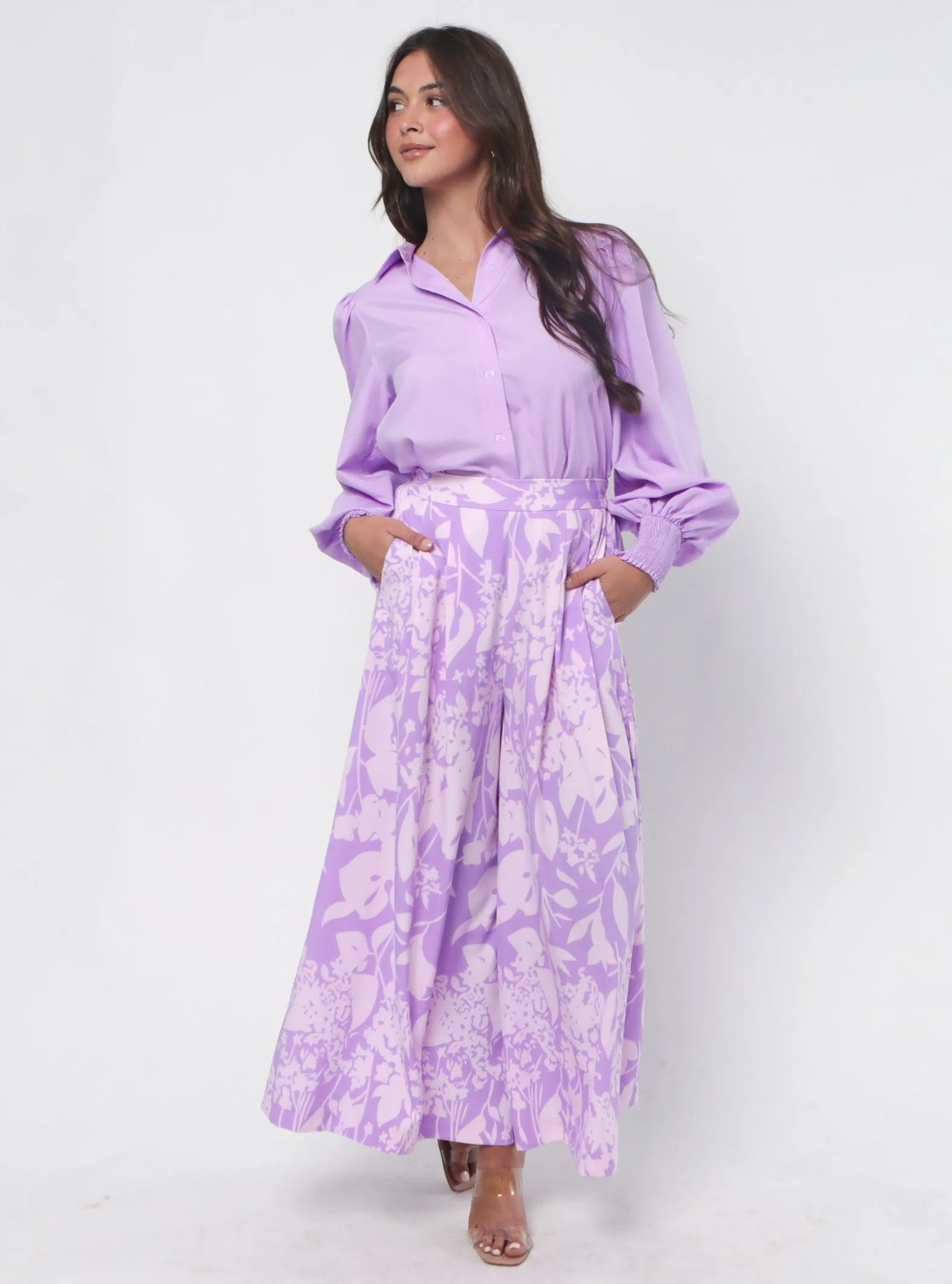 Alva Culotte - Purple Print