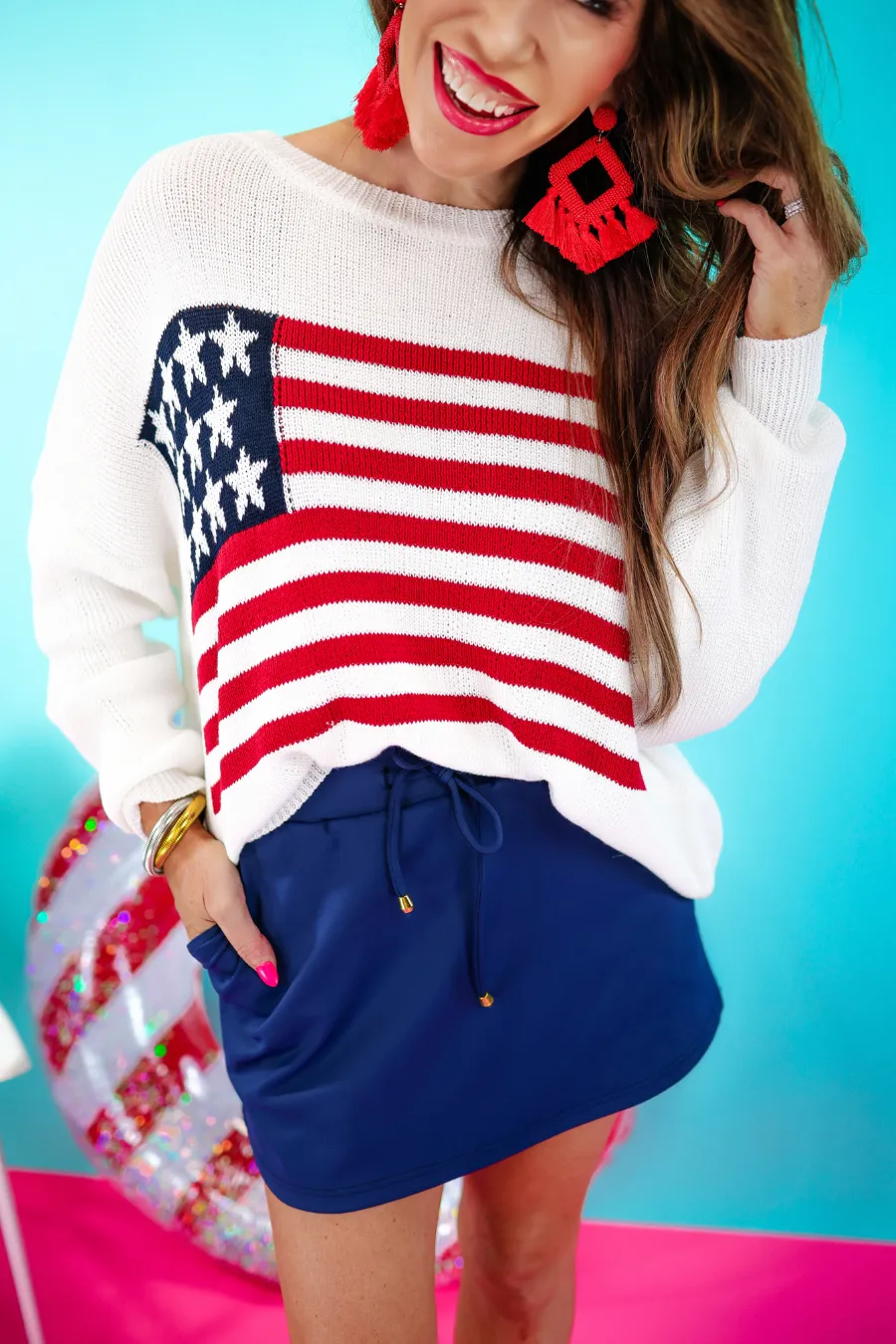 Americana Flag Sweater