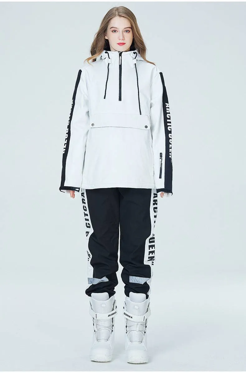 ARCTIC QUEEN Unisex Liners Snow Suit - White Series