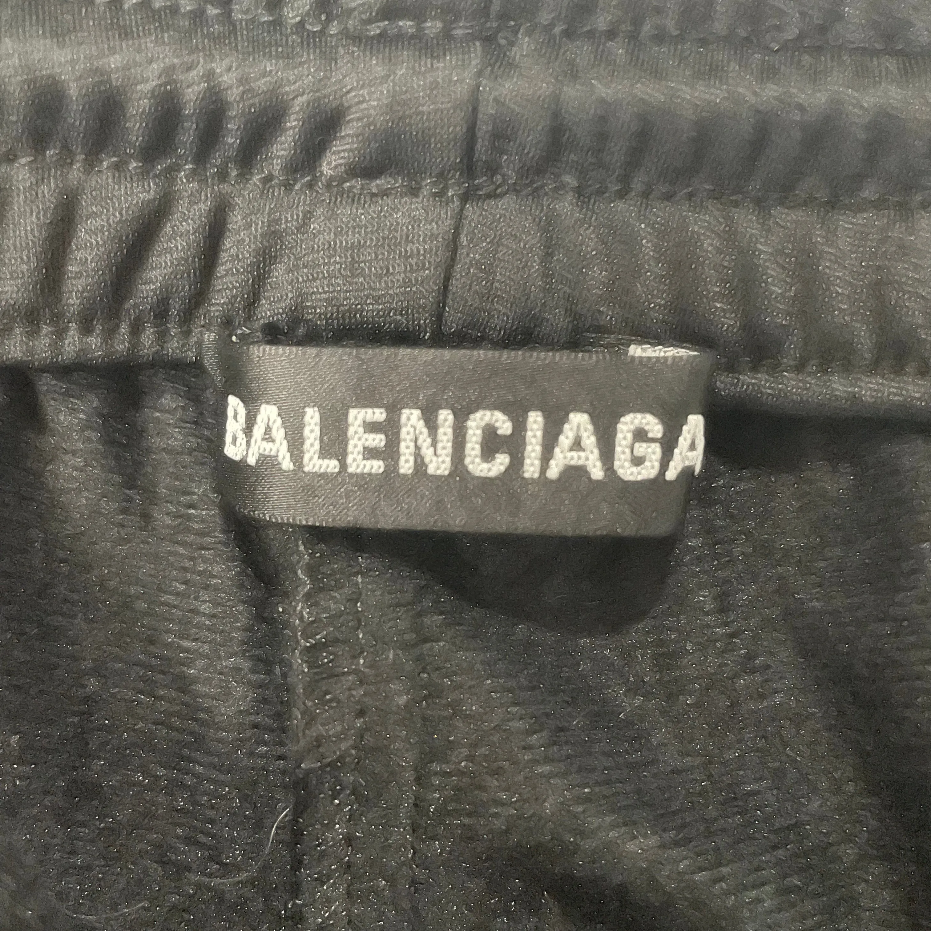 BALENCIAGA/Sweatpants/48/Nylon/BLK/Joggers/REFLECTIVE ON SIDE ZIPPER BOTT