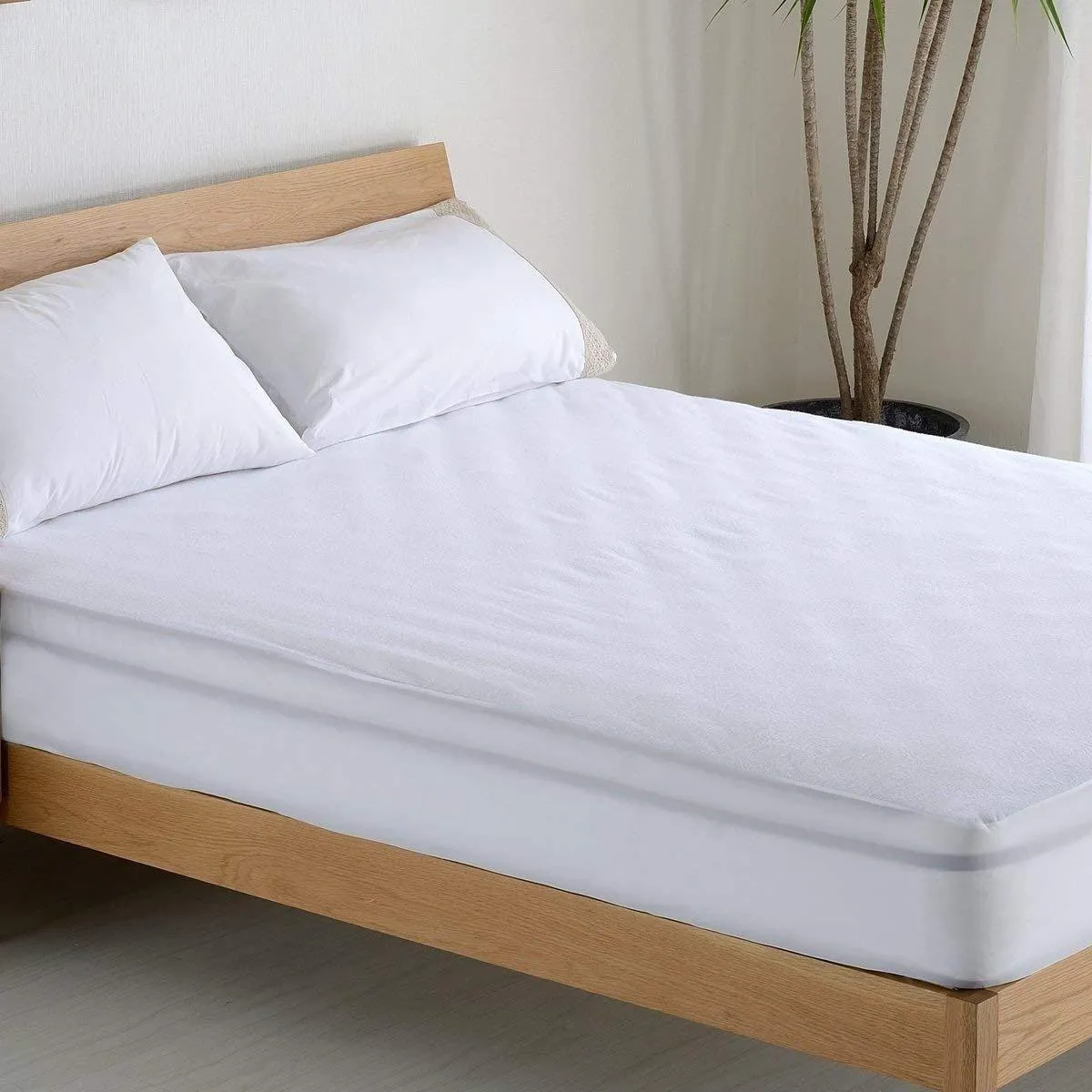 BeautySleep Terry Waterproof Mattress Protector Premium Hypoallergenic Cover