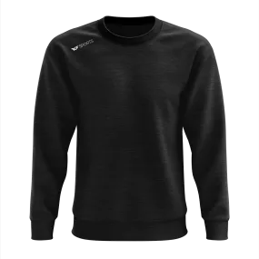 Black Melange: Crewneck Jumper