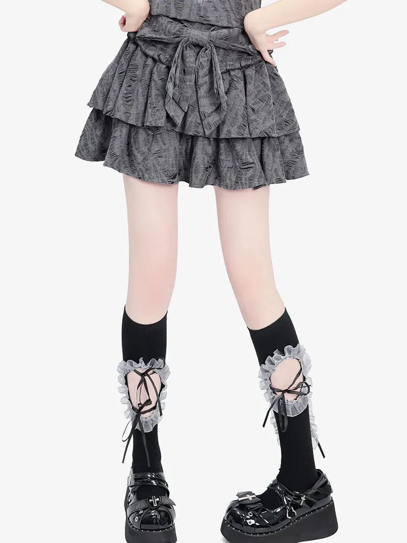 Cake Damaged Skirt Bow Big