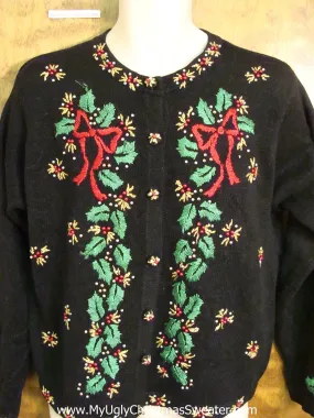 Cheap Cheesy Ugliest Christmas Sweater with Ivy