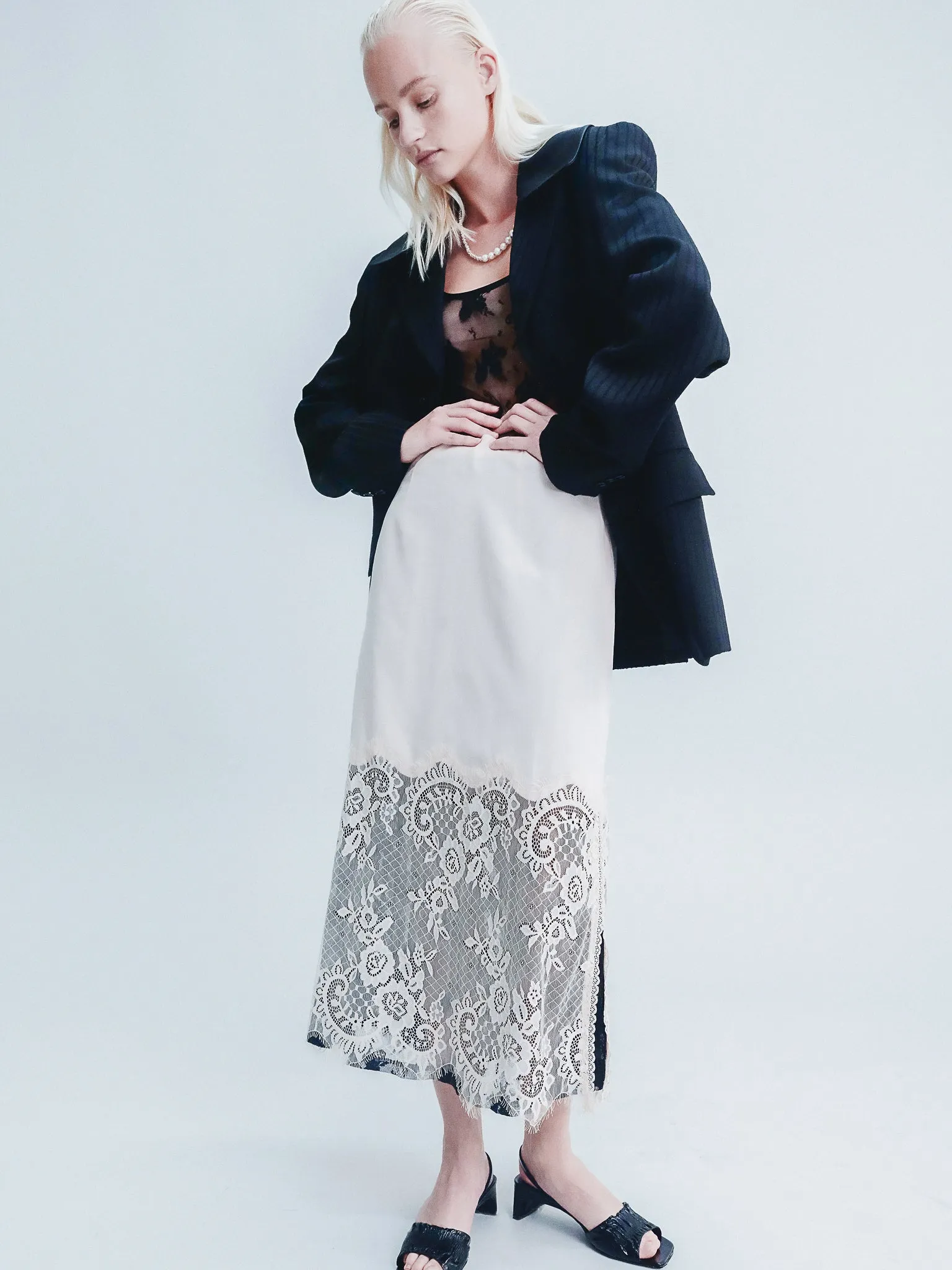 Cheri Skirt in Peach Dust