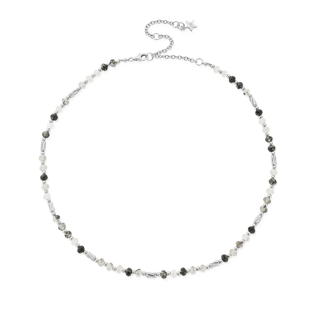 CHLOBO Aura Strengthening Black Rutilated Quartz Necklace
