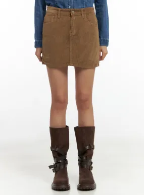 Cozy Corduroy Mini Skirt CO424