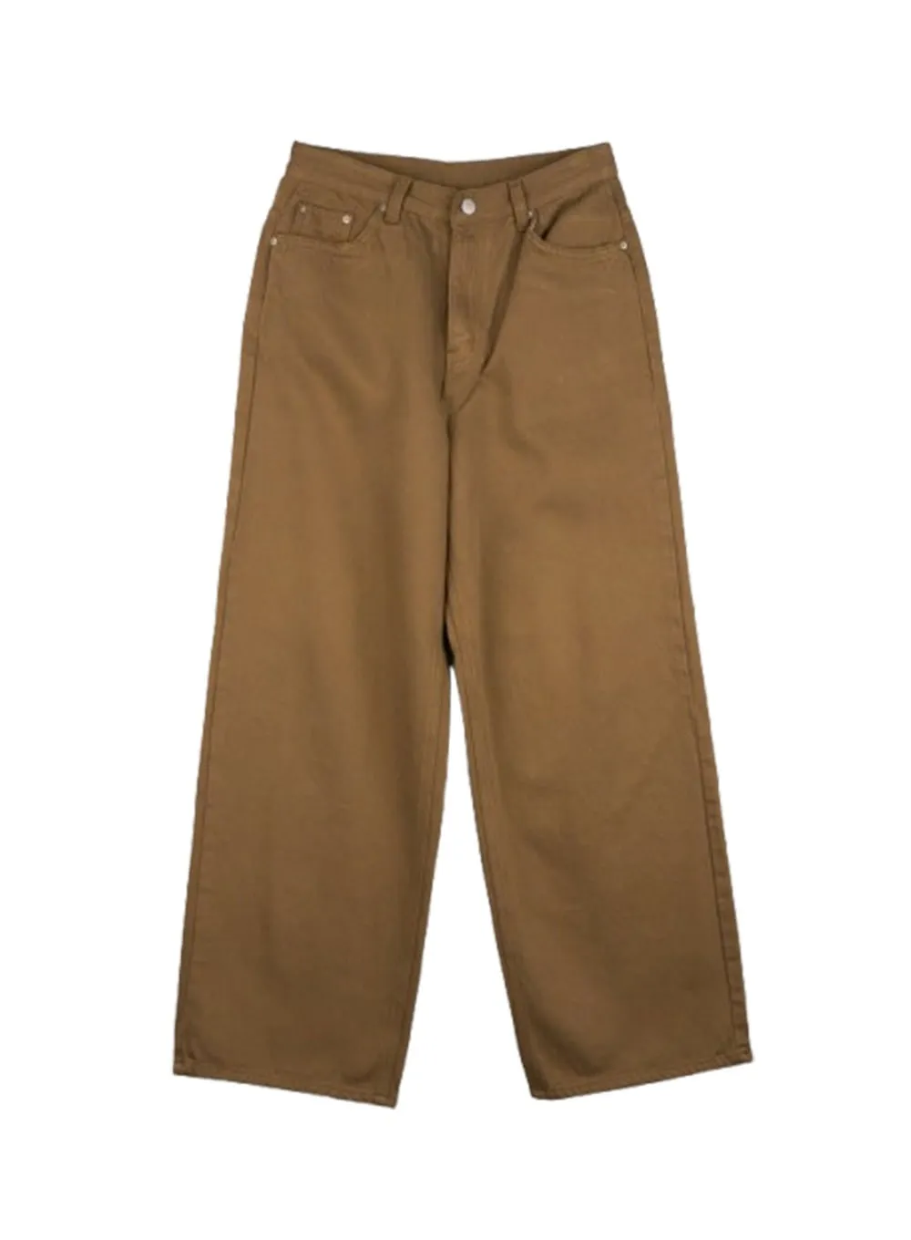 Cozy Wide Leg Cotton Pants OD418