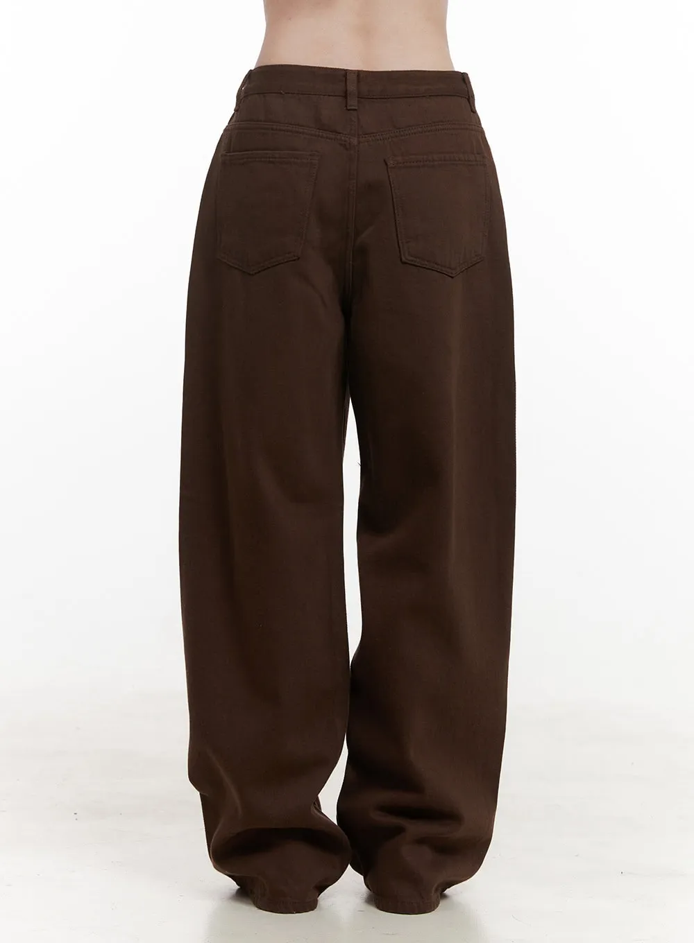 Cozy Wide Leg Cotton Pants OD418