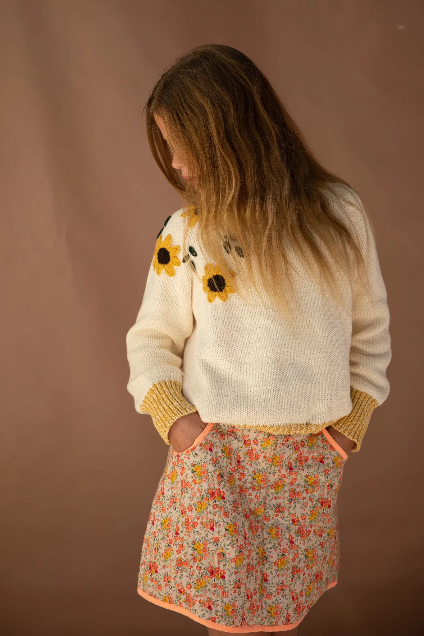 Dahlia Knitted Jumper - Rice