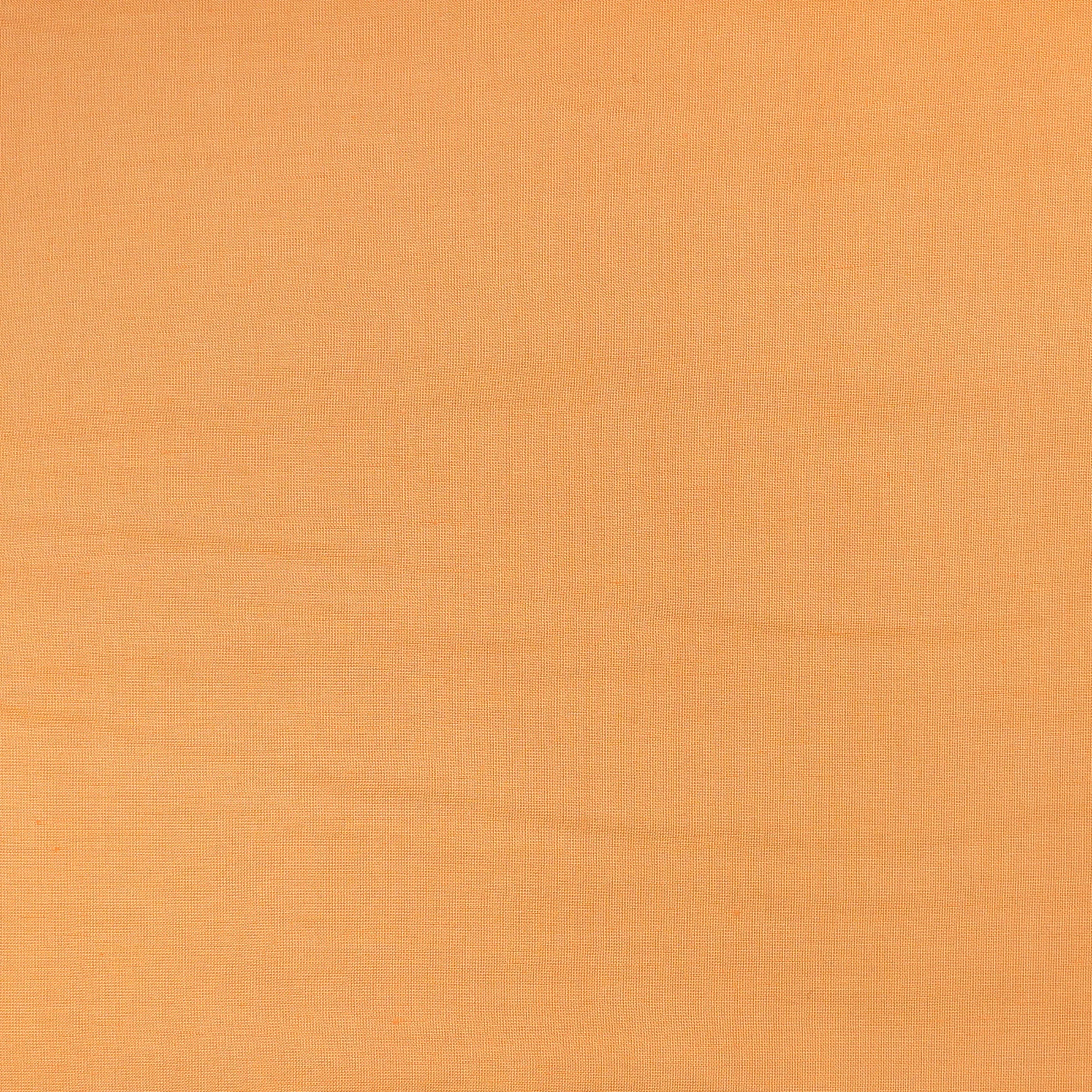 Deadstock Viscose Linen - Apricot Orange