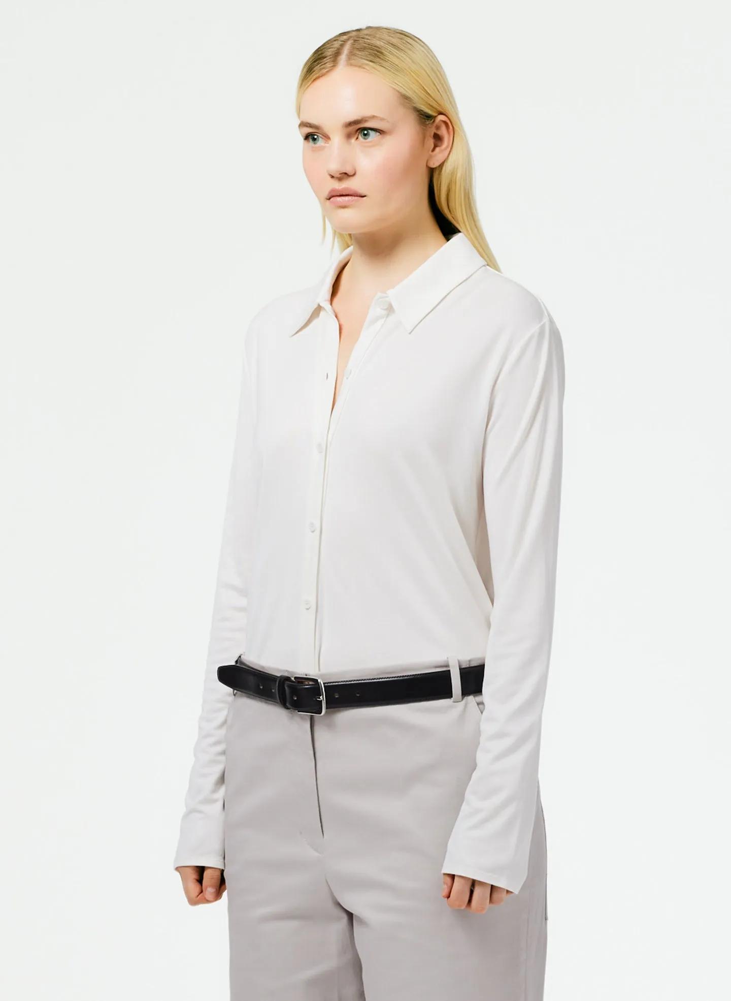 Deeba Cupro Slim Shirt