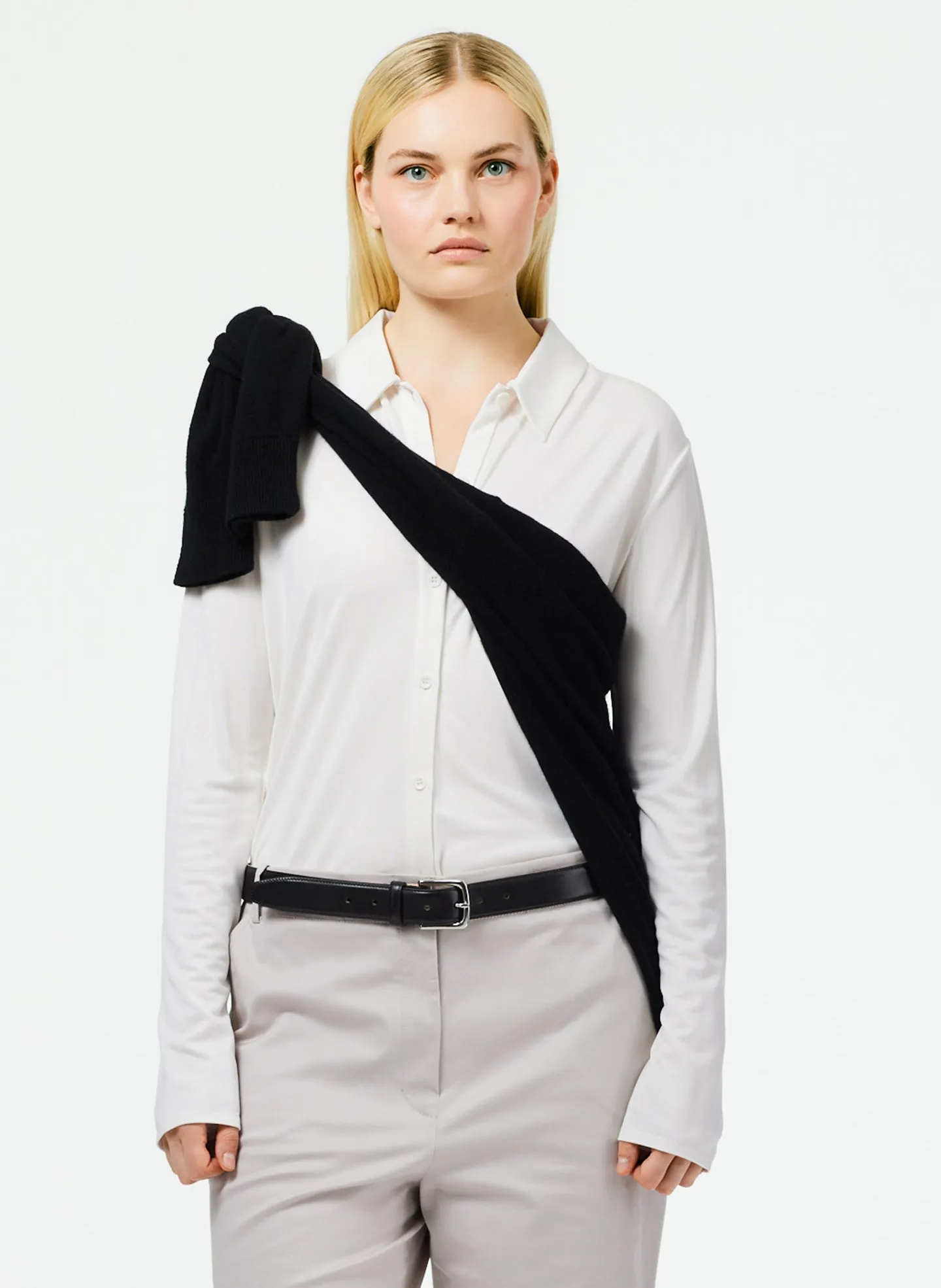 Deeba Cupro Slim Shirt