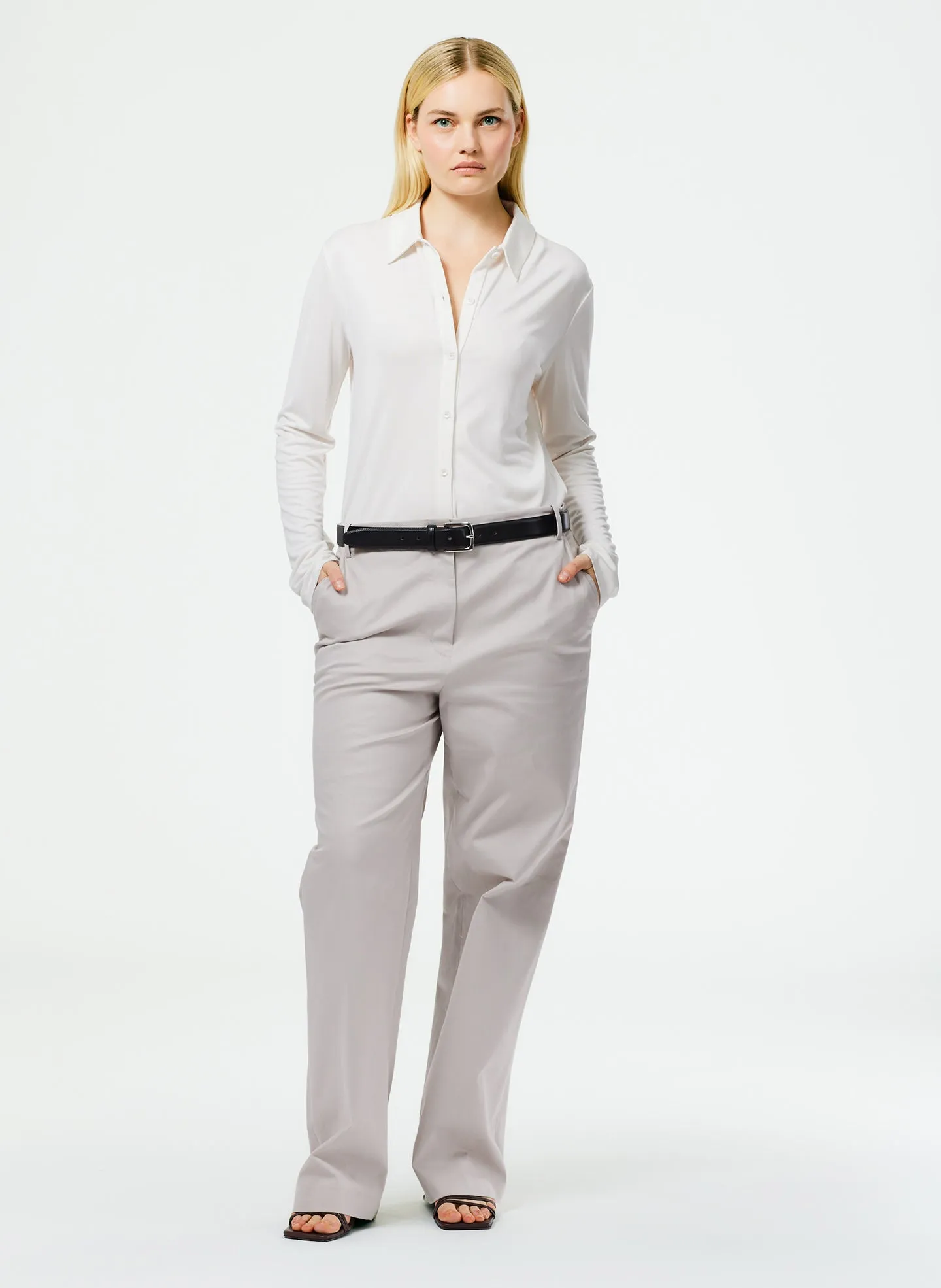 Deeba Cupro Slim Shirt