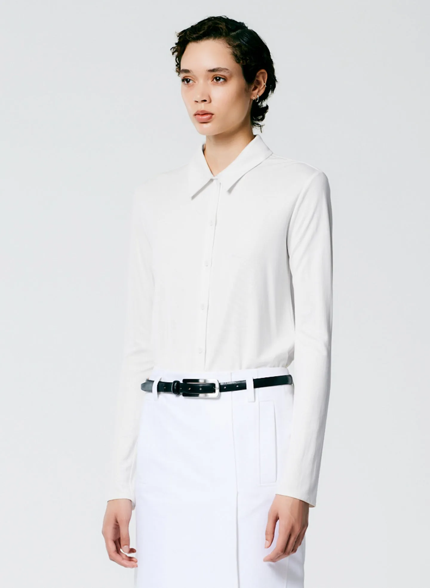 Deeba Cupro Slim Shirt