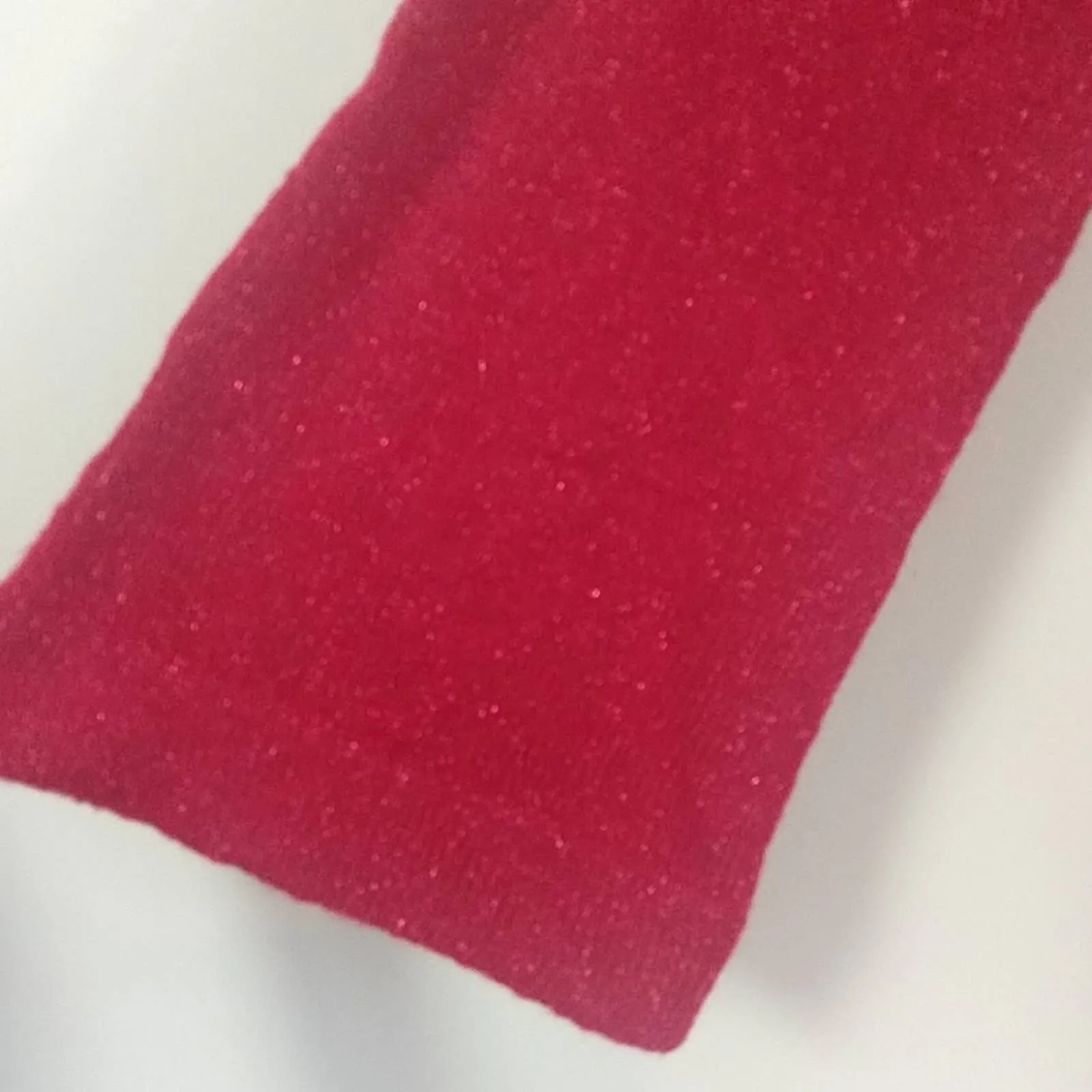 Designers Originals Red Sparkle Ribbed Sweater