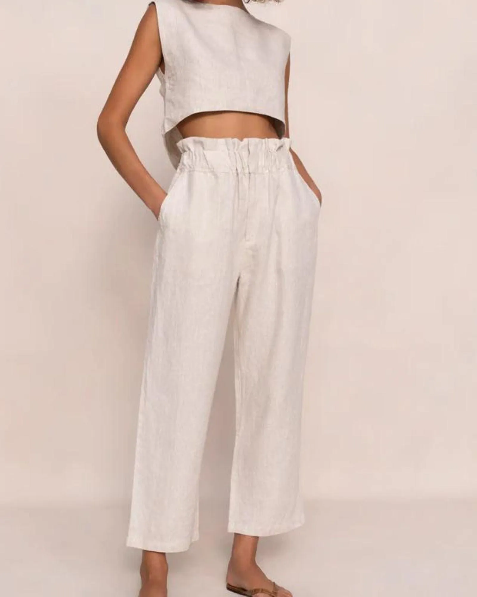 Ducky Pant in Natural