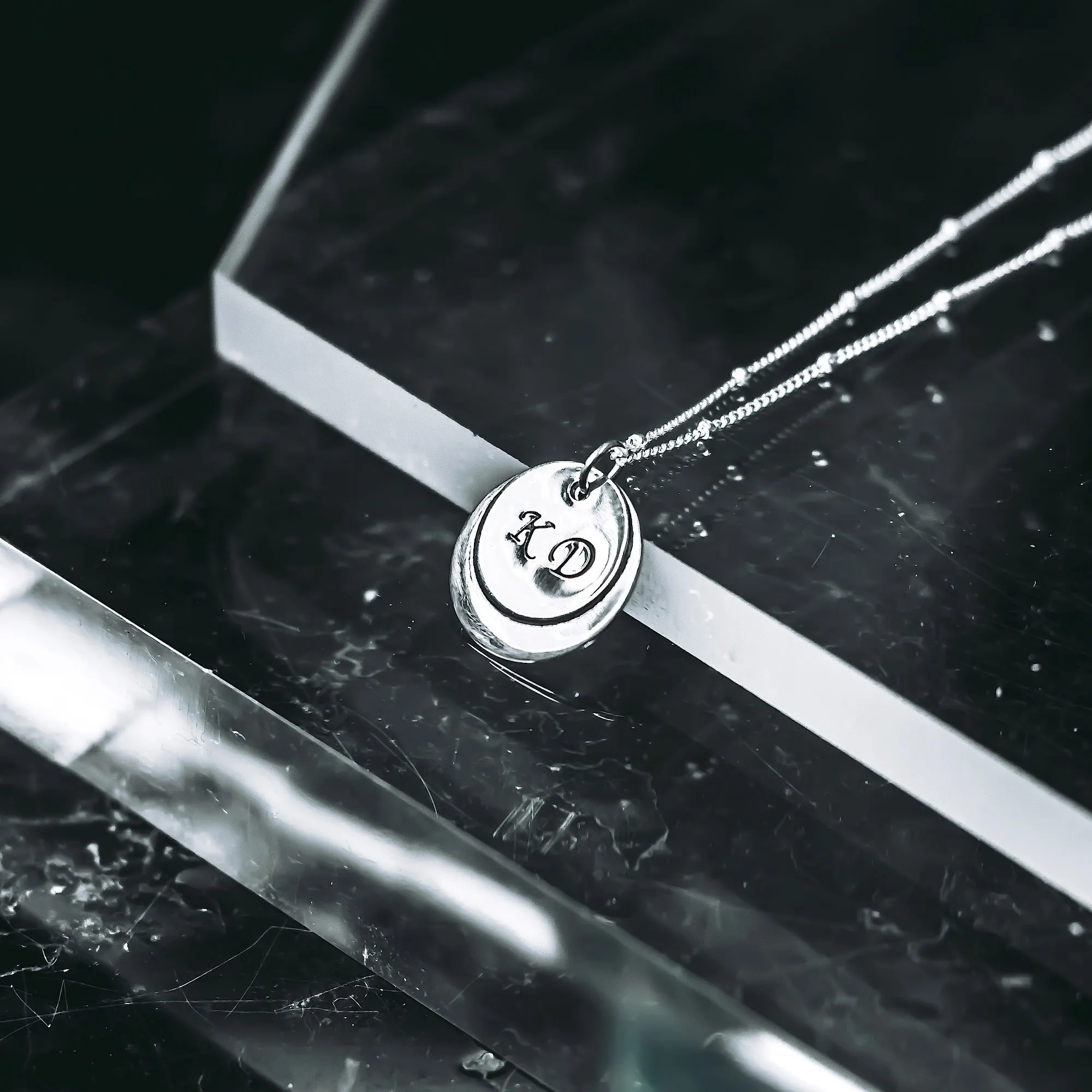 Eclipse Pendant Necklace - Silver