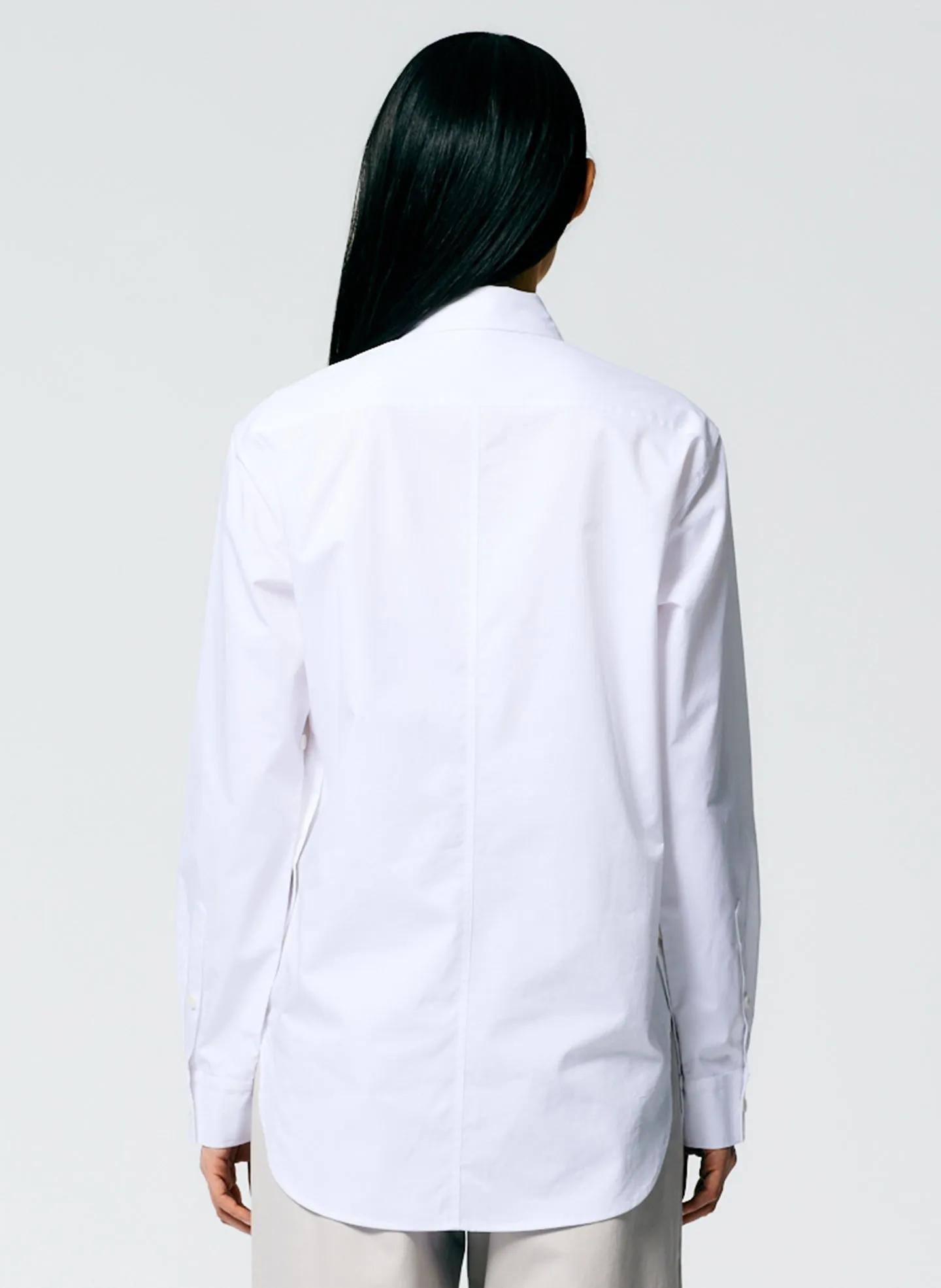Eco Poplin Shirt With Inseam Vent