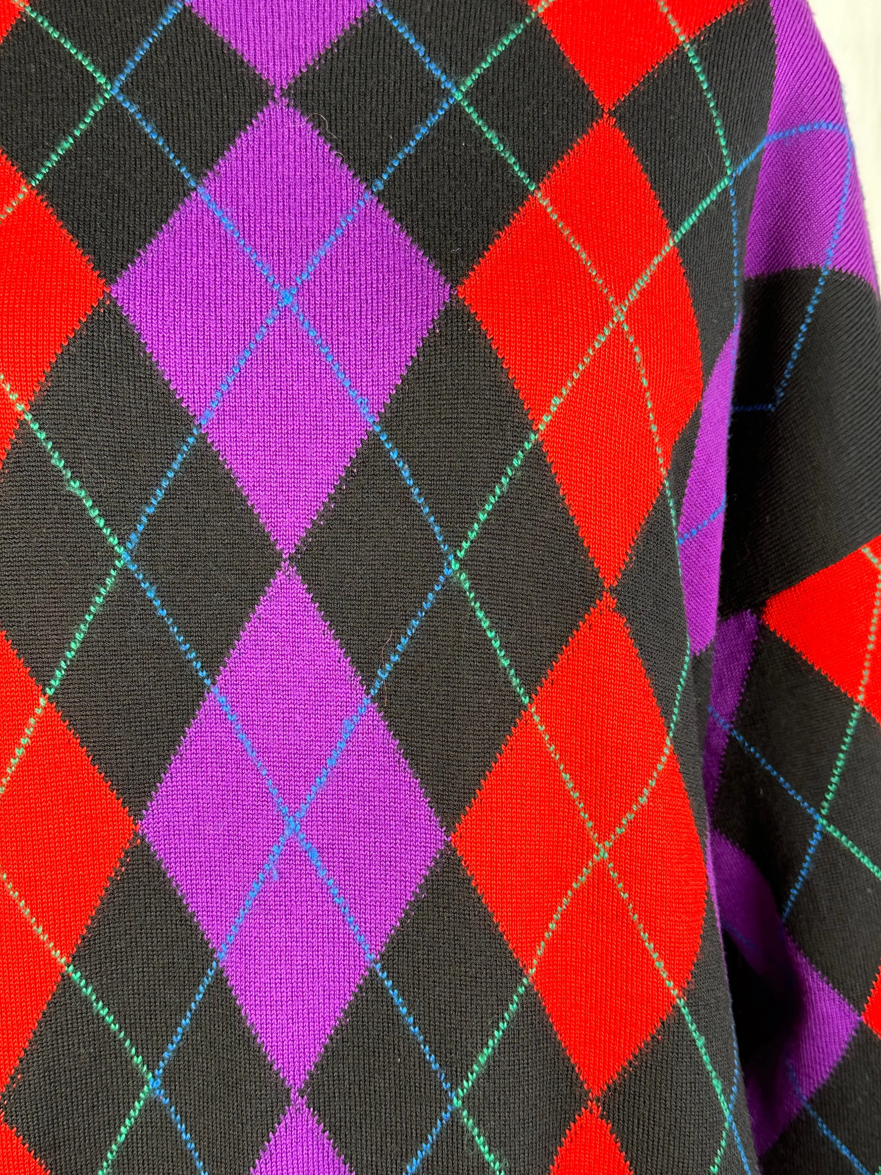 ESCADA VINTAGE 80s Knit Sweater • Medium