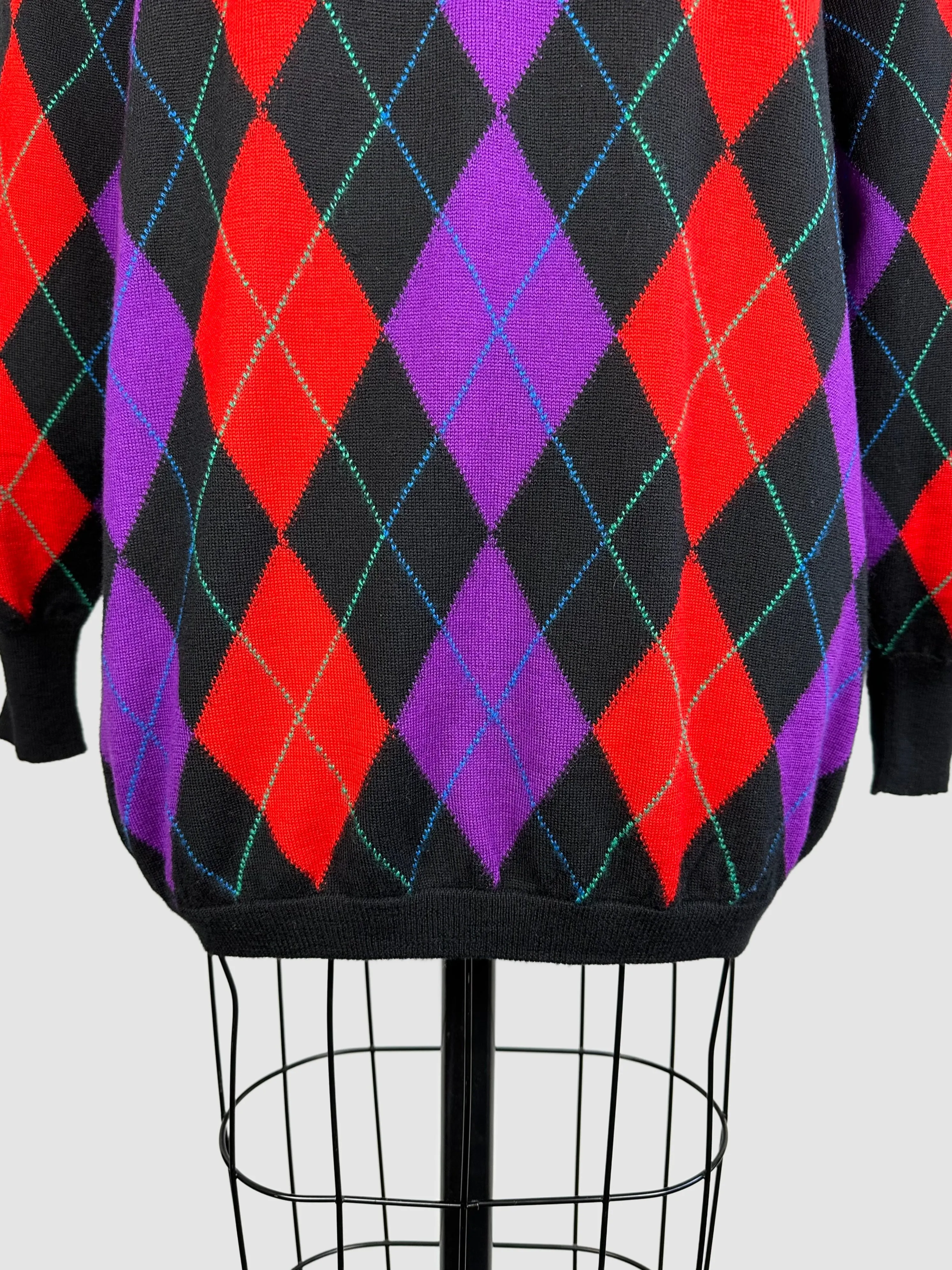 ESCADA VINTAGE 80s Knit Sweater • Medium