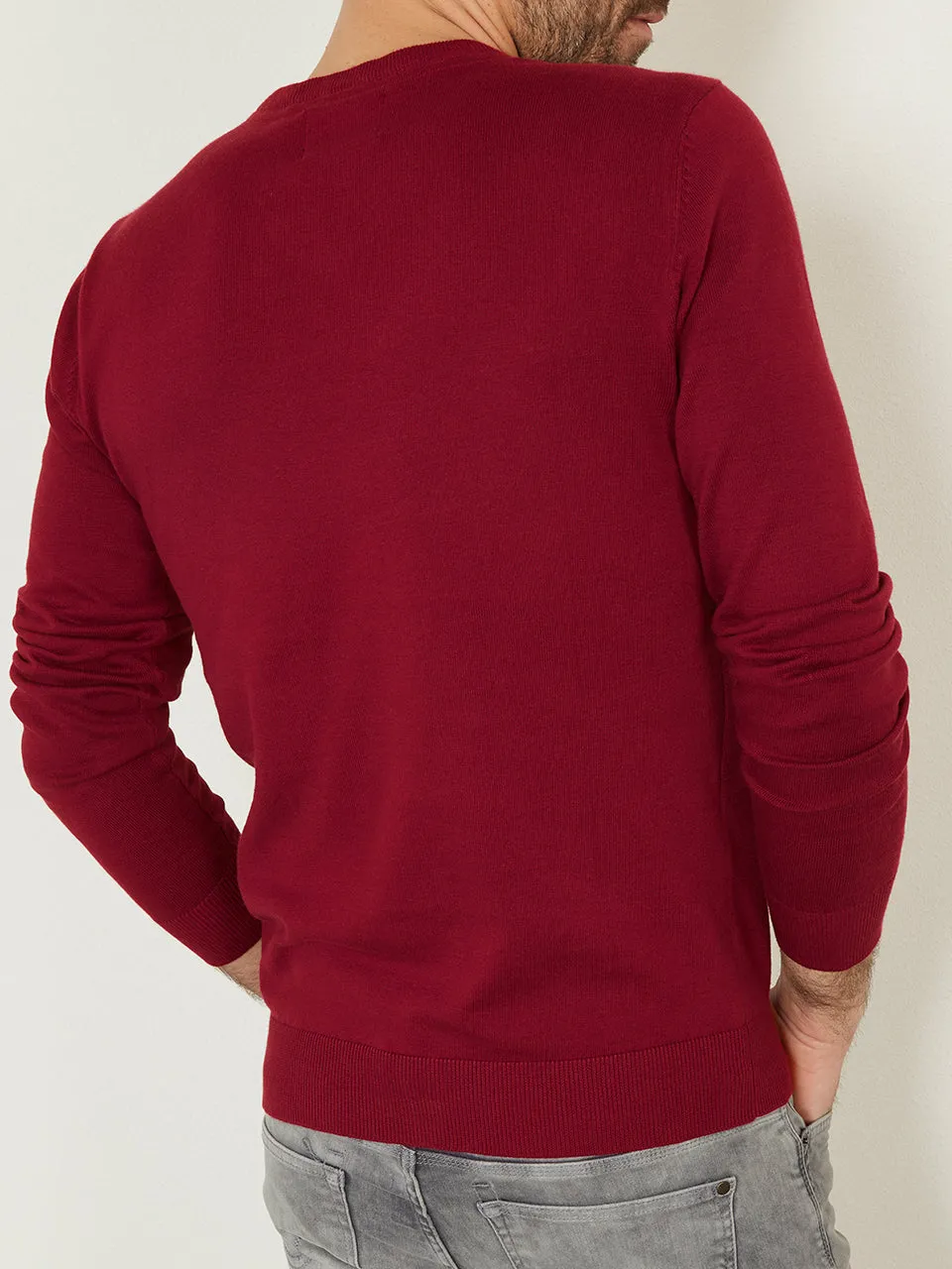 Essential Basic V-neck Jumper