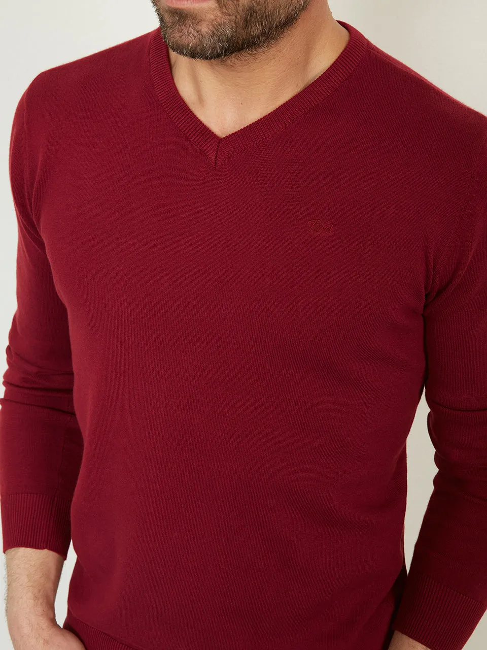 Essential Basic V-neck Jumper