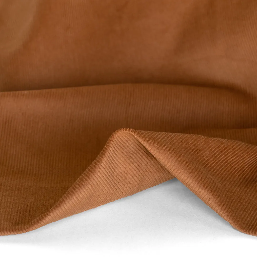 Fine Cotton Corduroy -  Teak