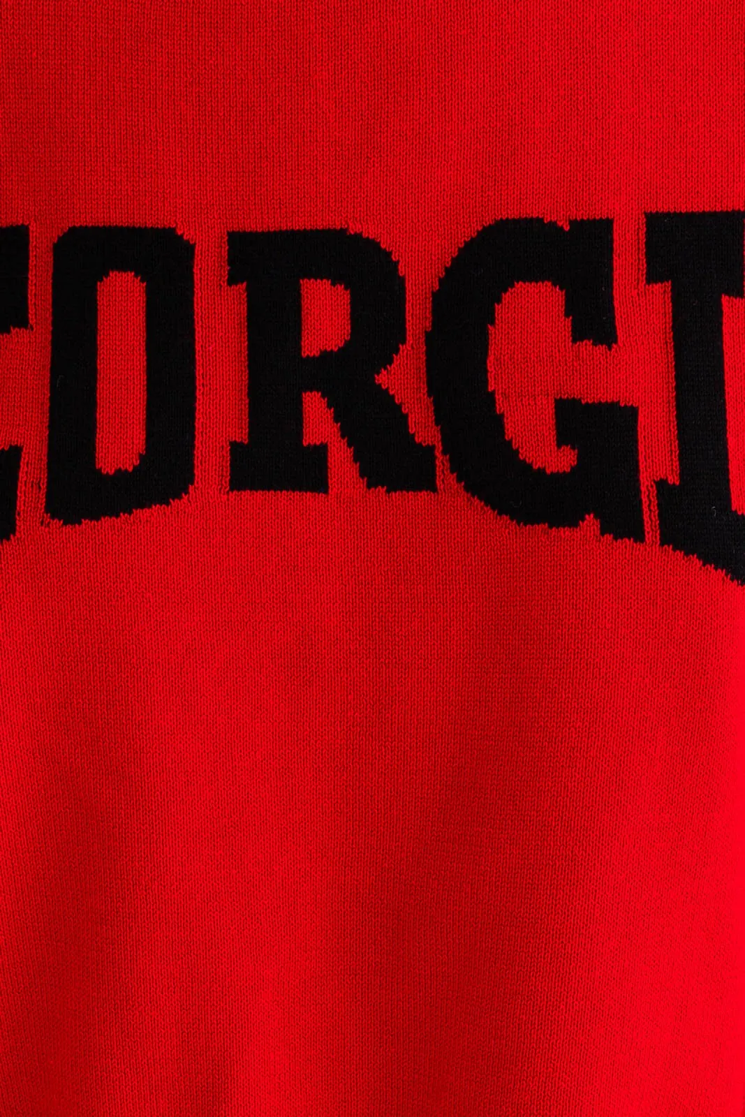 Georgia Game Day Light Weight Red and Black Sweater