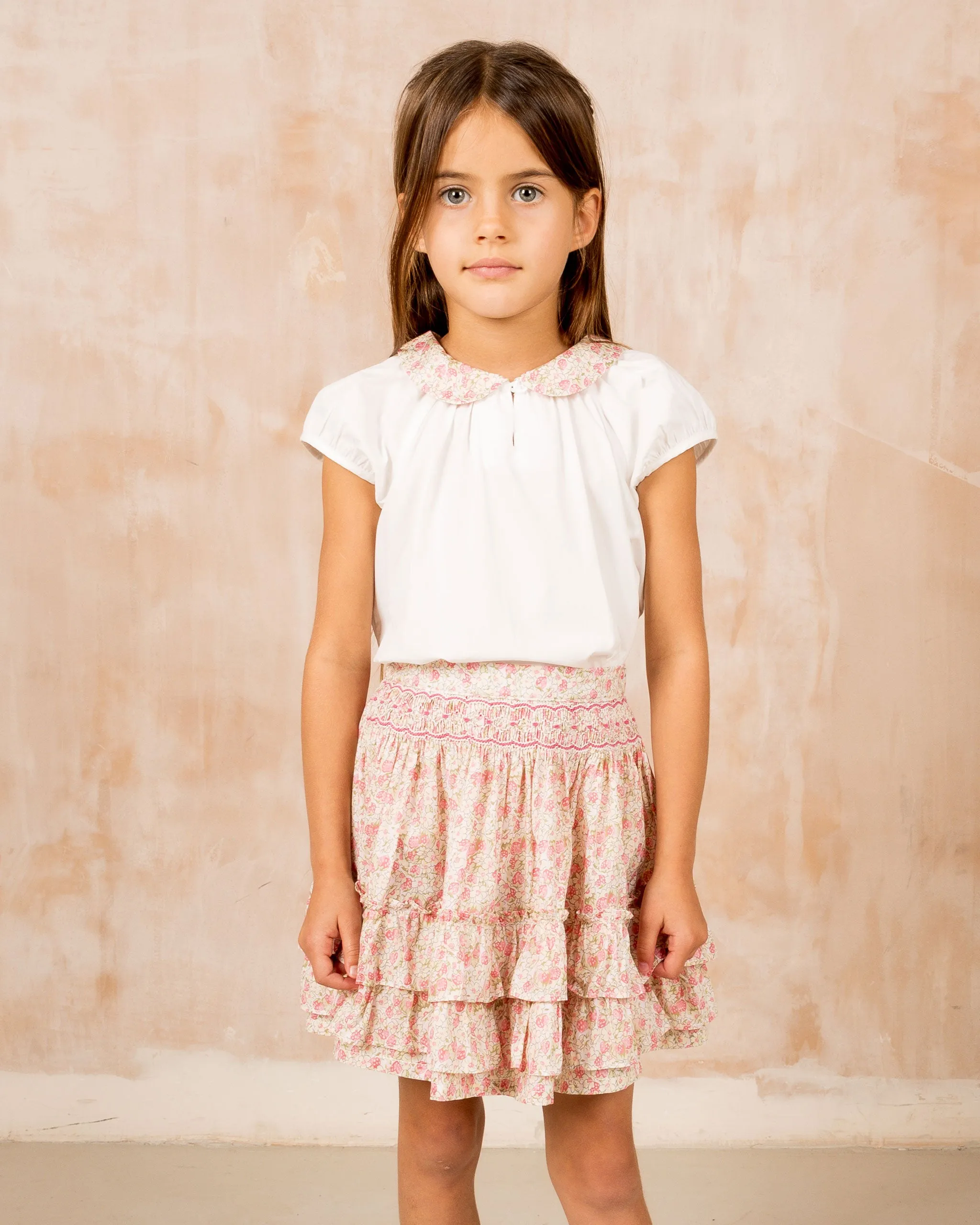 Girls Smocked Skirt - Masha