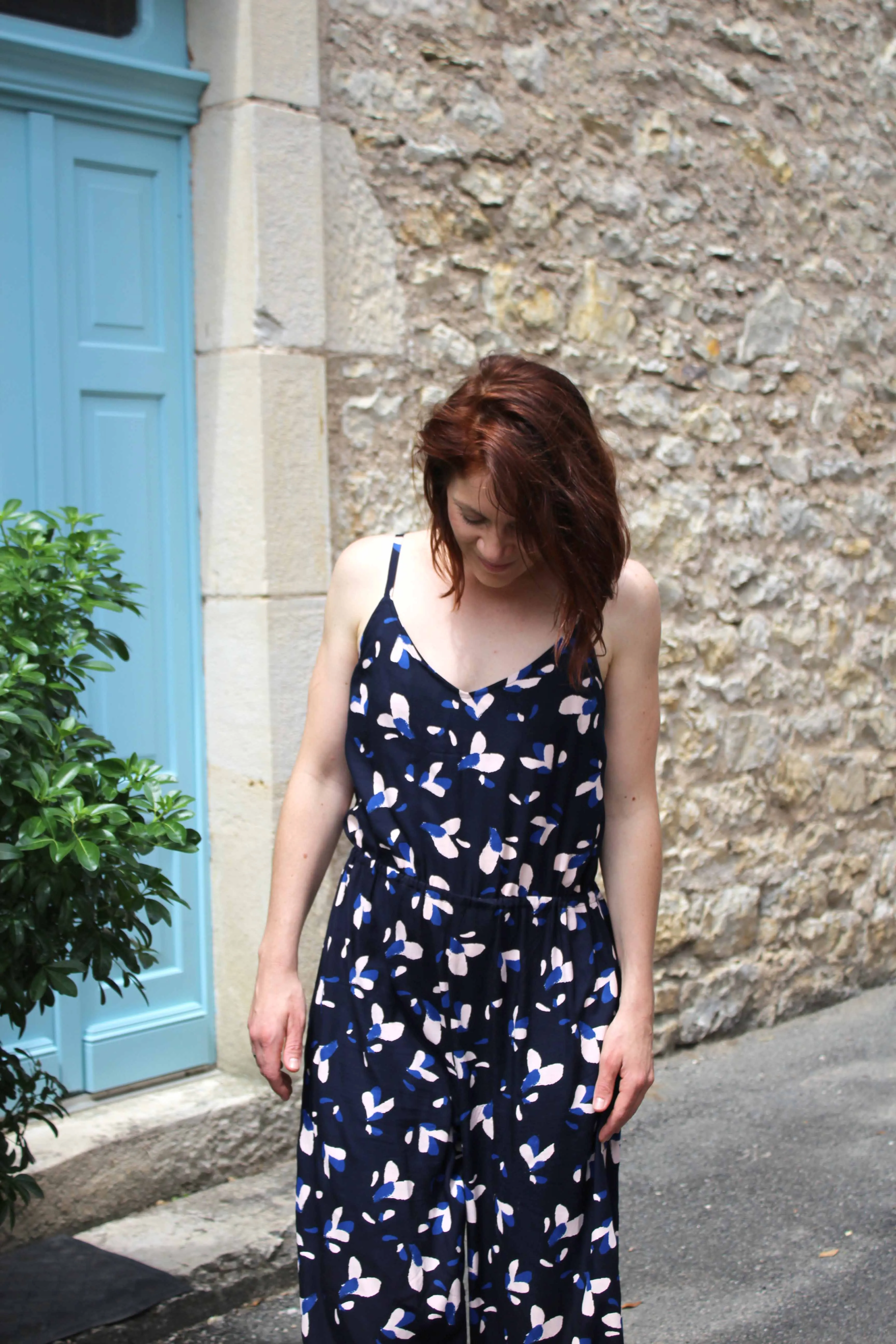 Églantine & Zoé - Petali Navy Blue Viscose Poplin Fabric