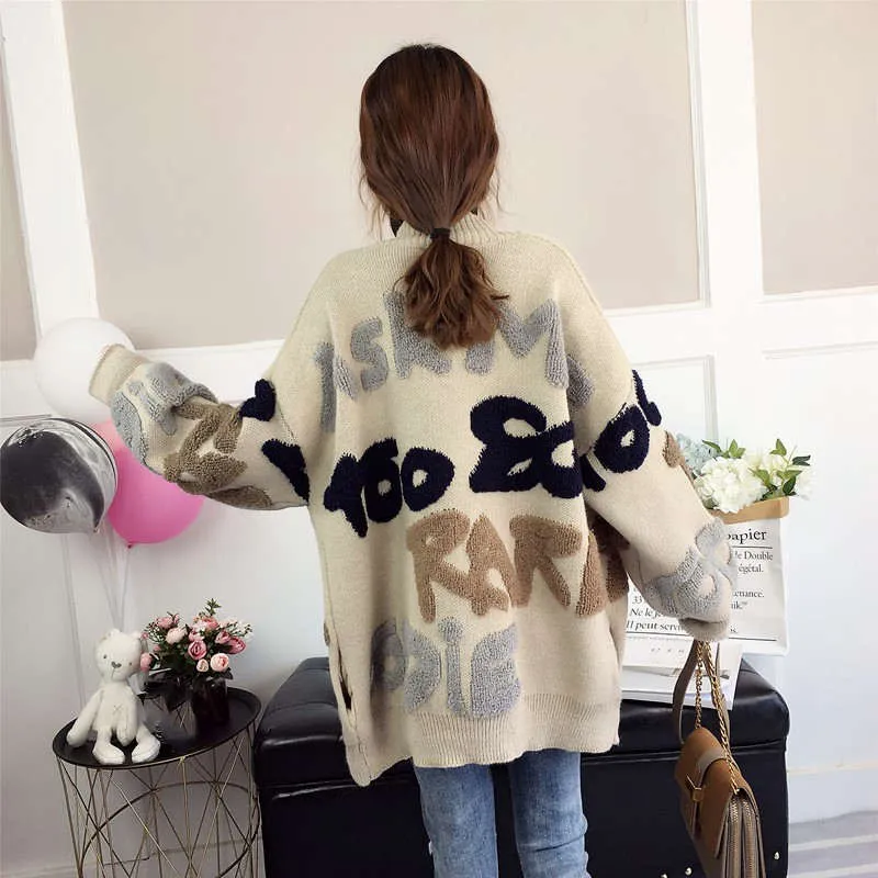 Harajuku Cardigan Knitted Sweater