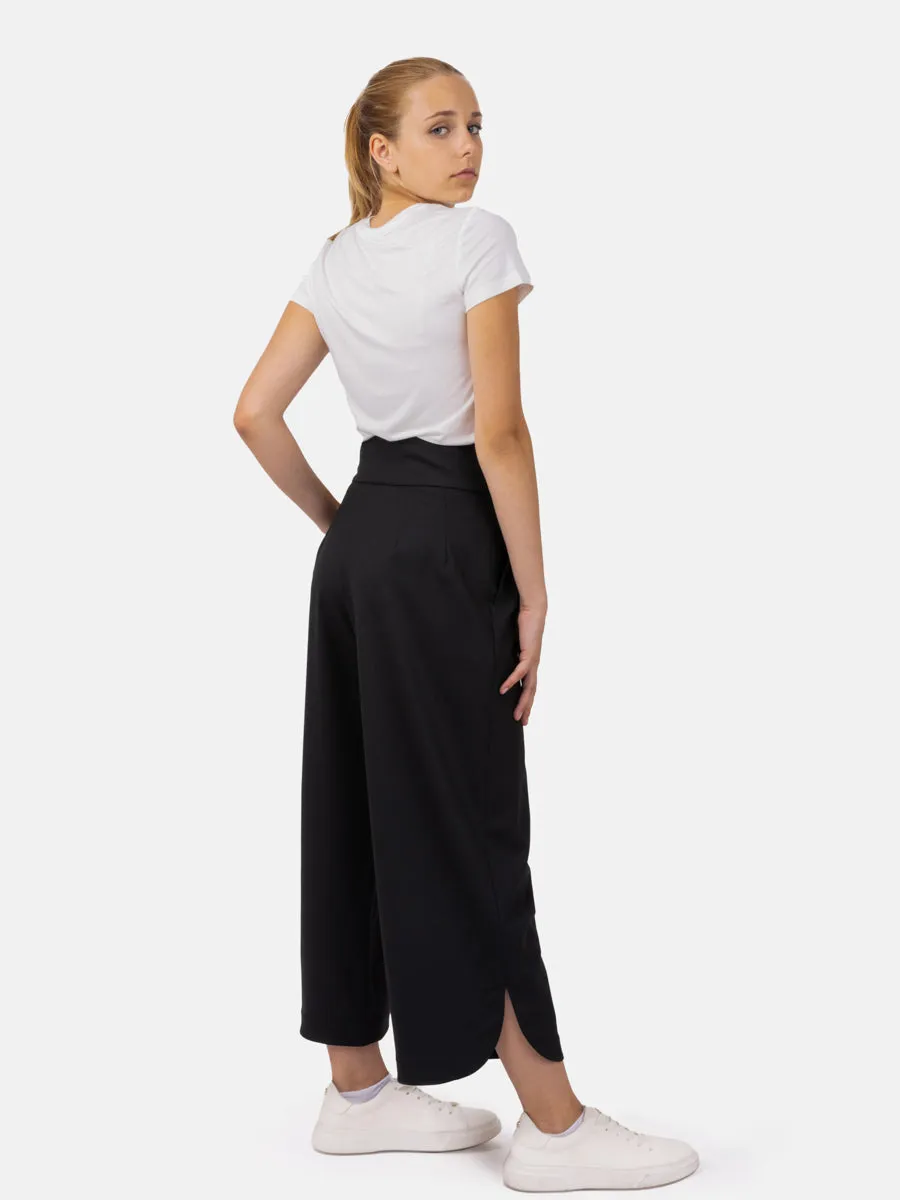 HIGHWASTED CULOTTE "HILKA" IN BLACK
